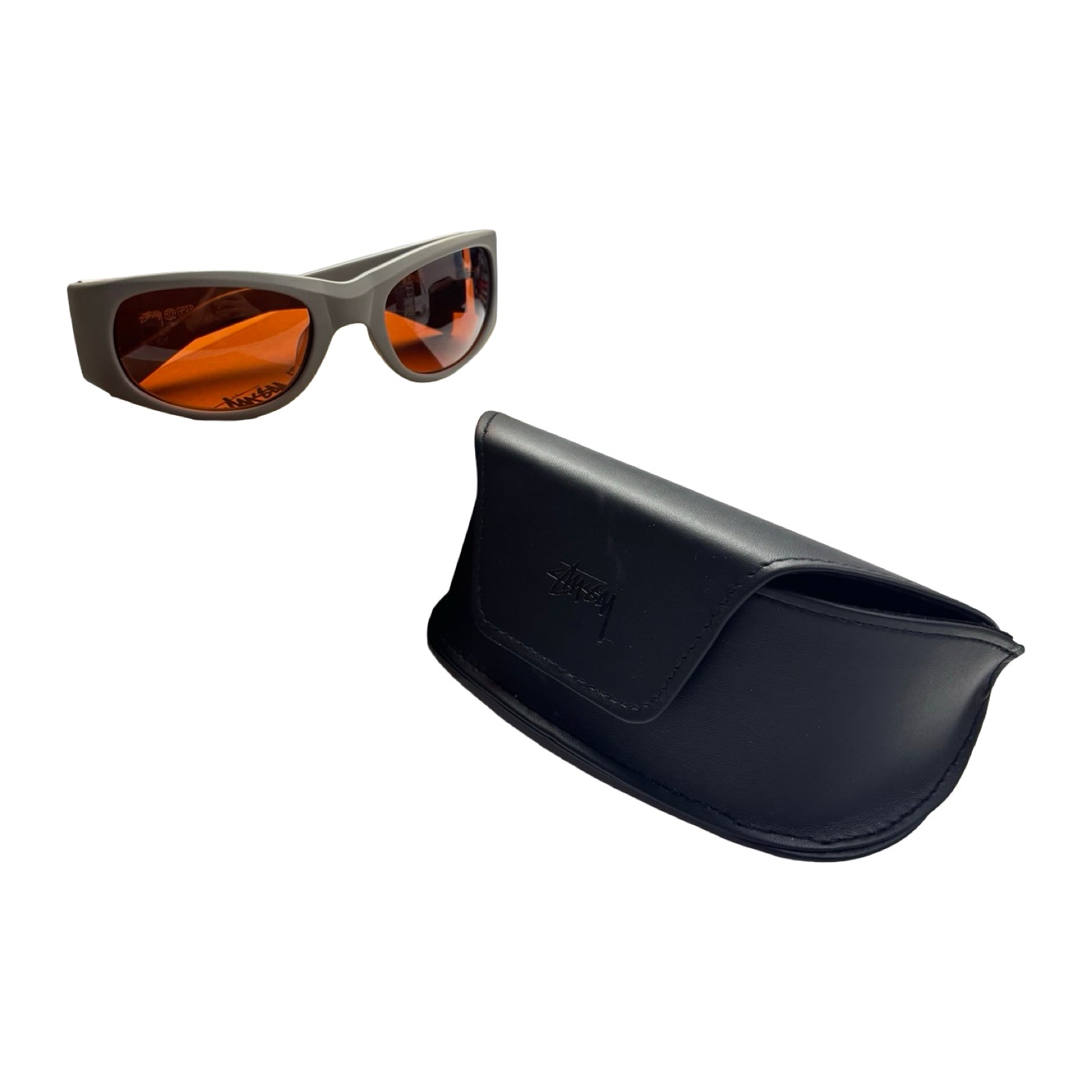 Stussy Rene Sunglasses Matte Coyote/Dark Amber