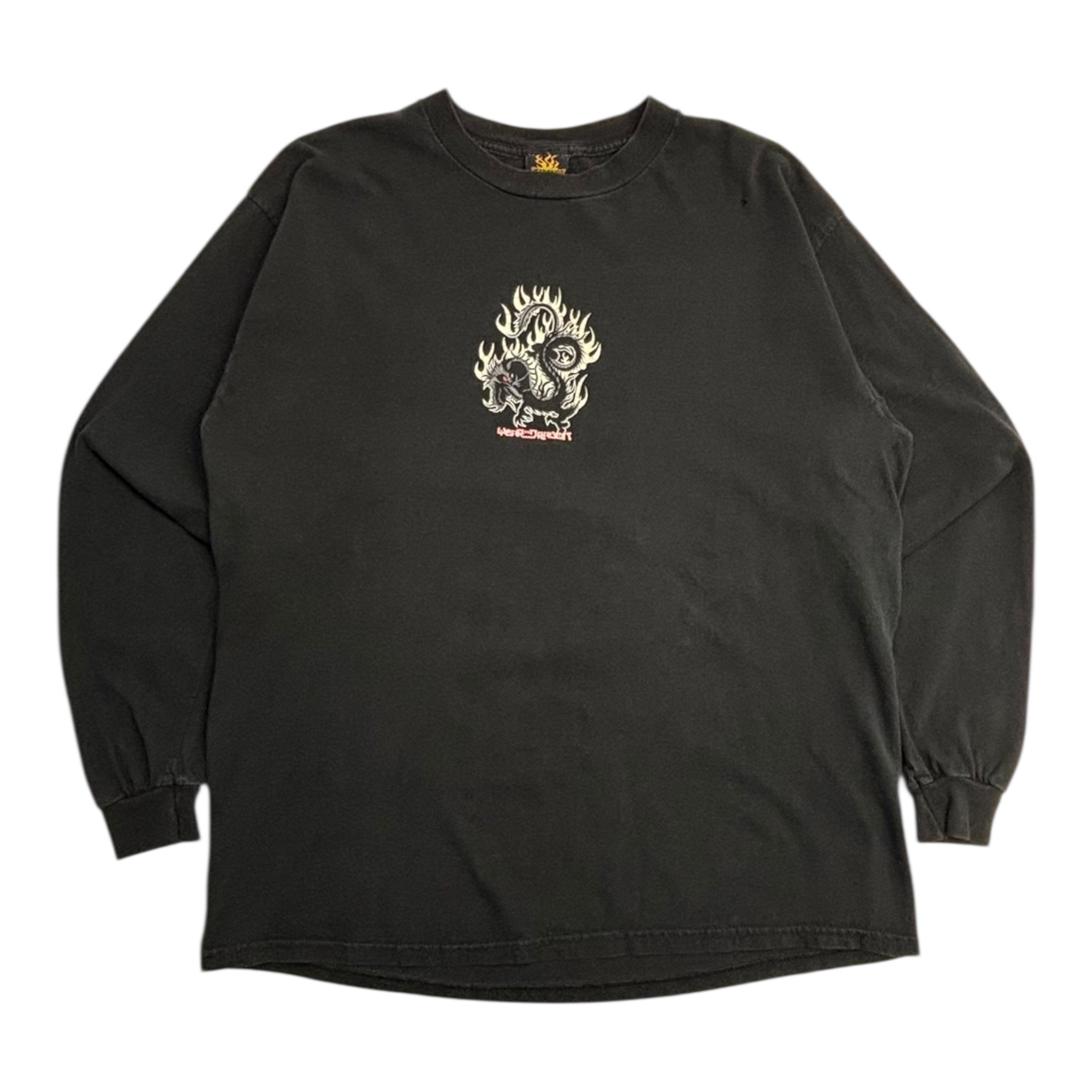 Vintage Y2K Year of The Dragon Longsleeve T-Shirt