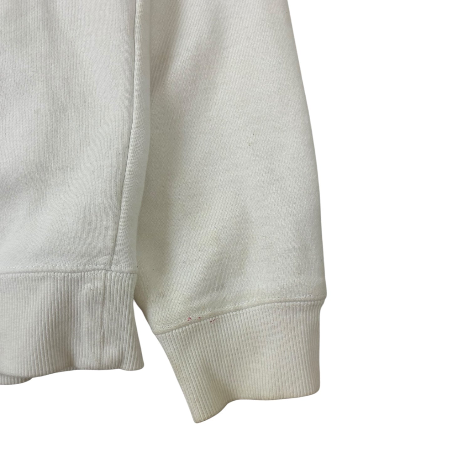 Stussy Basic Logo Zip-Up Hoodie White