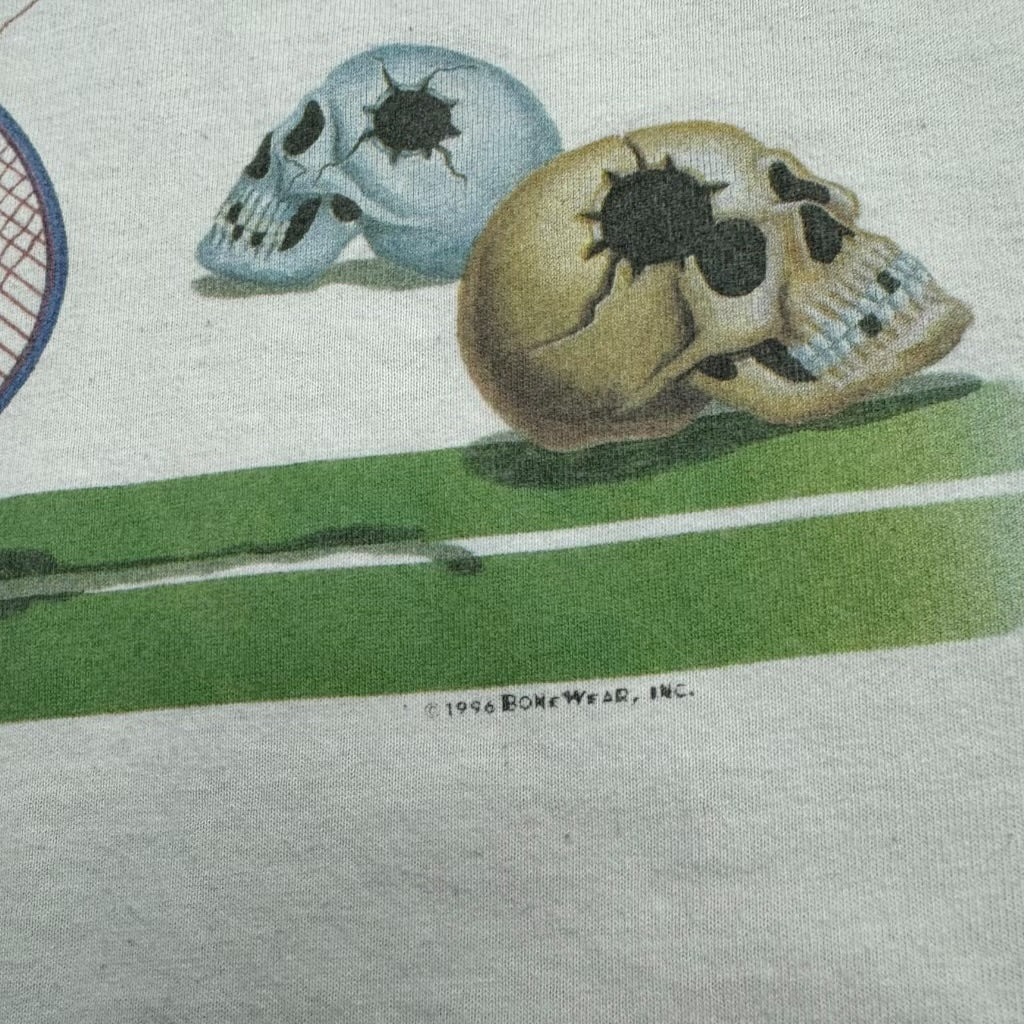 1996 Bone Man Tennis Man T-Shirt