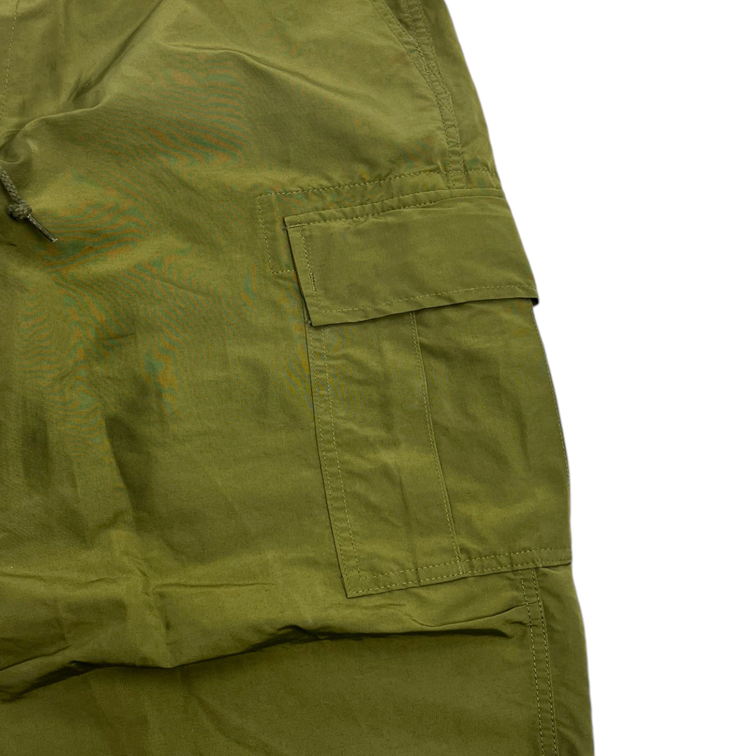 Comme Des Garçon Nylon Cargo Pants Olive