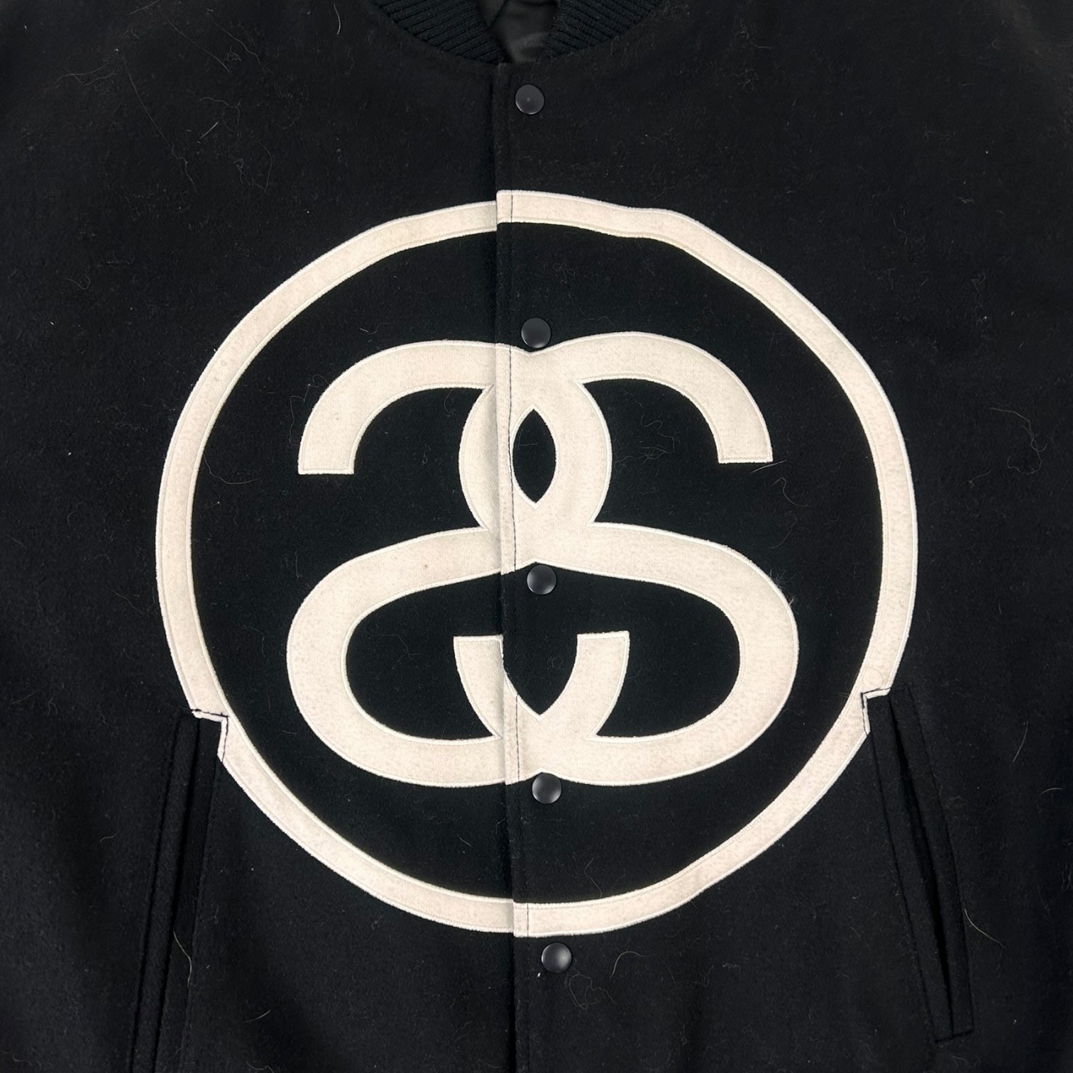 Stussy Ss-link Varsity Jacket Black