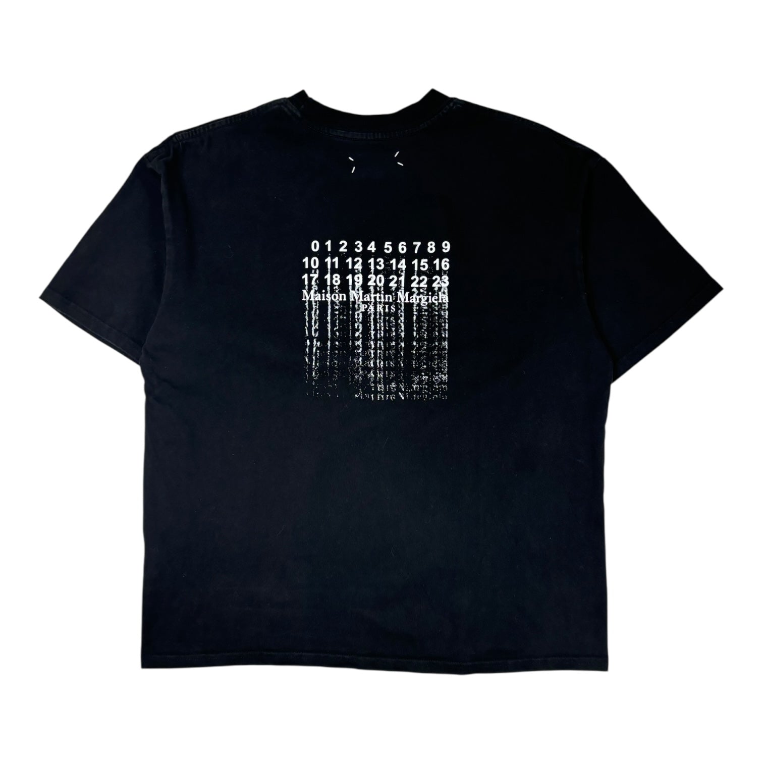 Maison Margiela Numeric Matrix T-Shirt Black