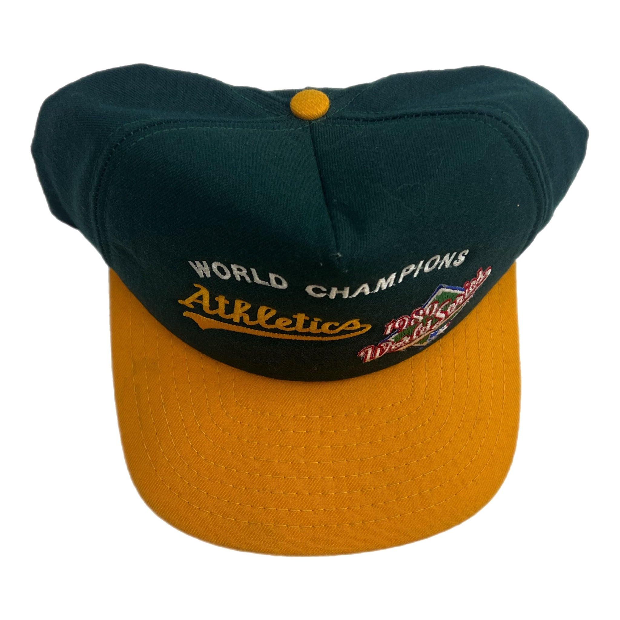 Vintage Oakland A’s New Era Hat Green/Yellow