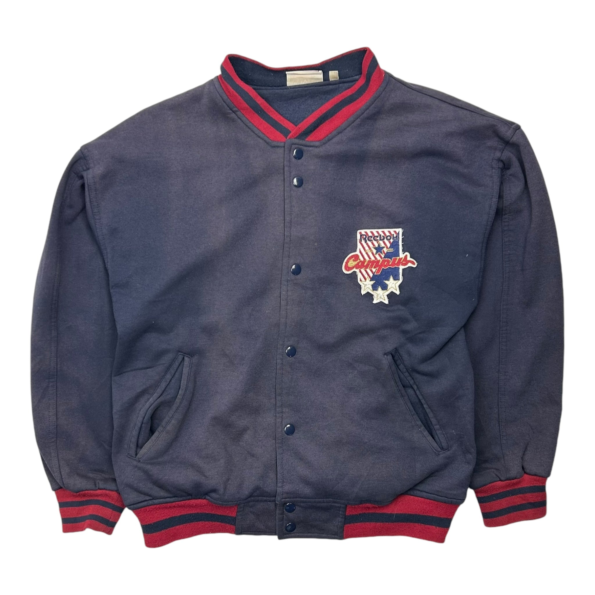 Vintage Reebok Campus Varsity Sweater Jacket