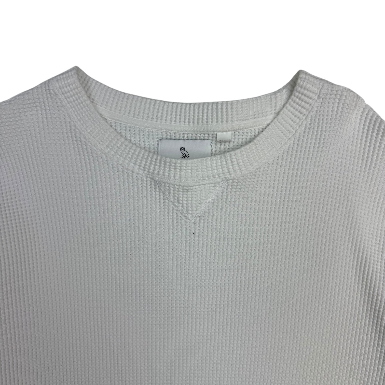 Octobers Very Own Thermal L/S Shirt White