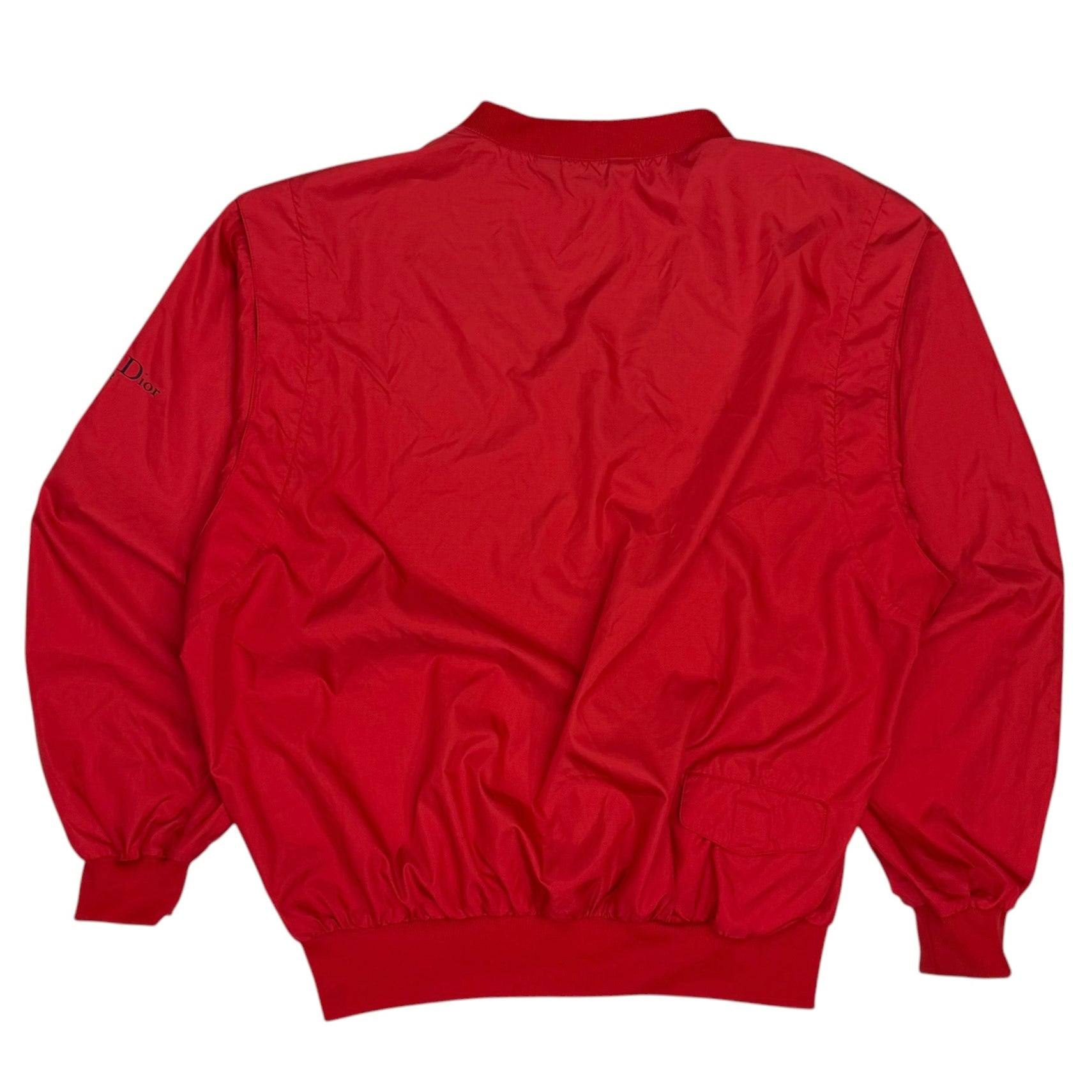 Vintage Christian Dior Sports Windbreaker Crewneck Red