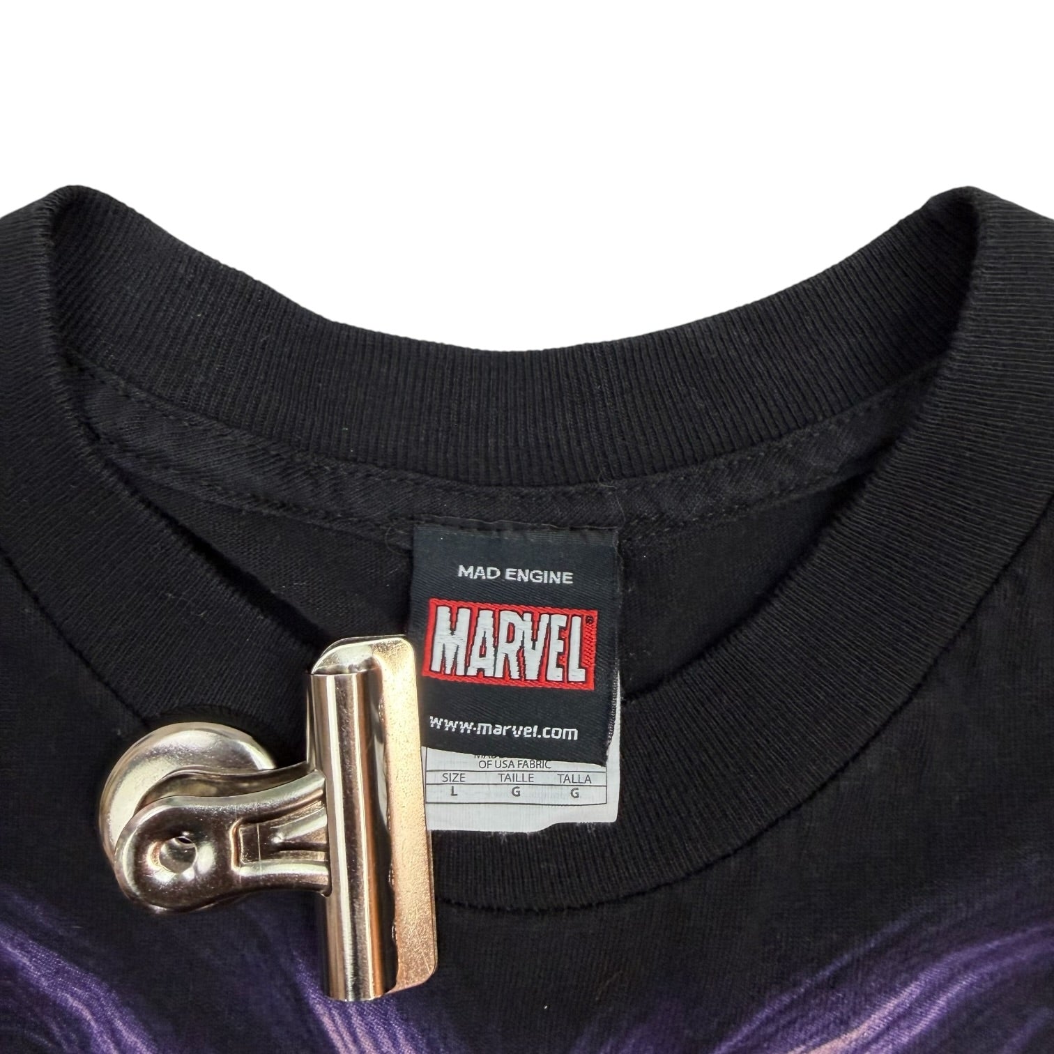 Vintage Marvel Mad Engine Wolverine T-Shirt Black