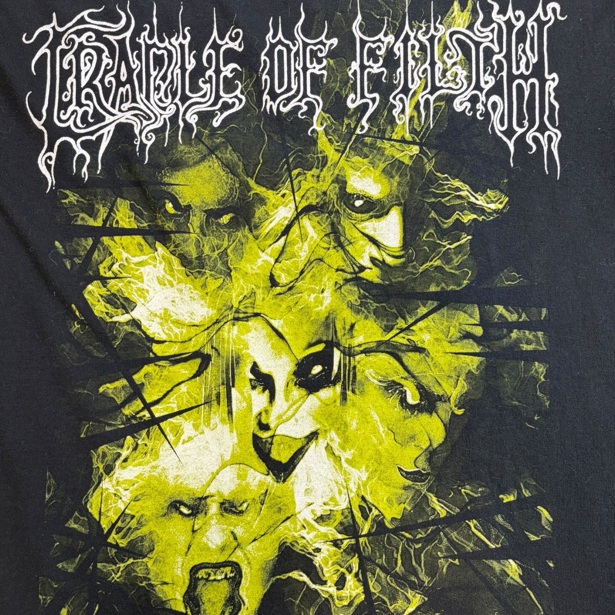Vintage 2003 Cradle Of Filth Reflected In A Jaded Mirror T-Shirt Black