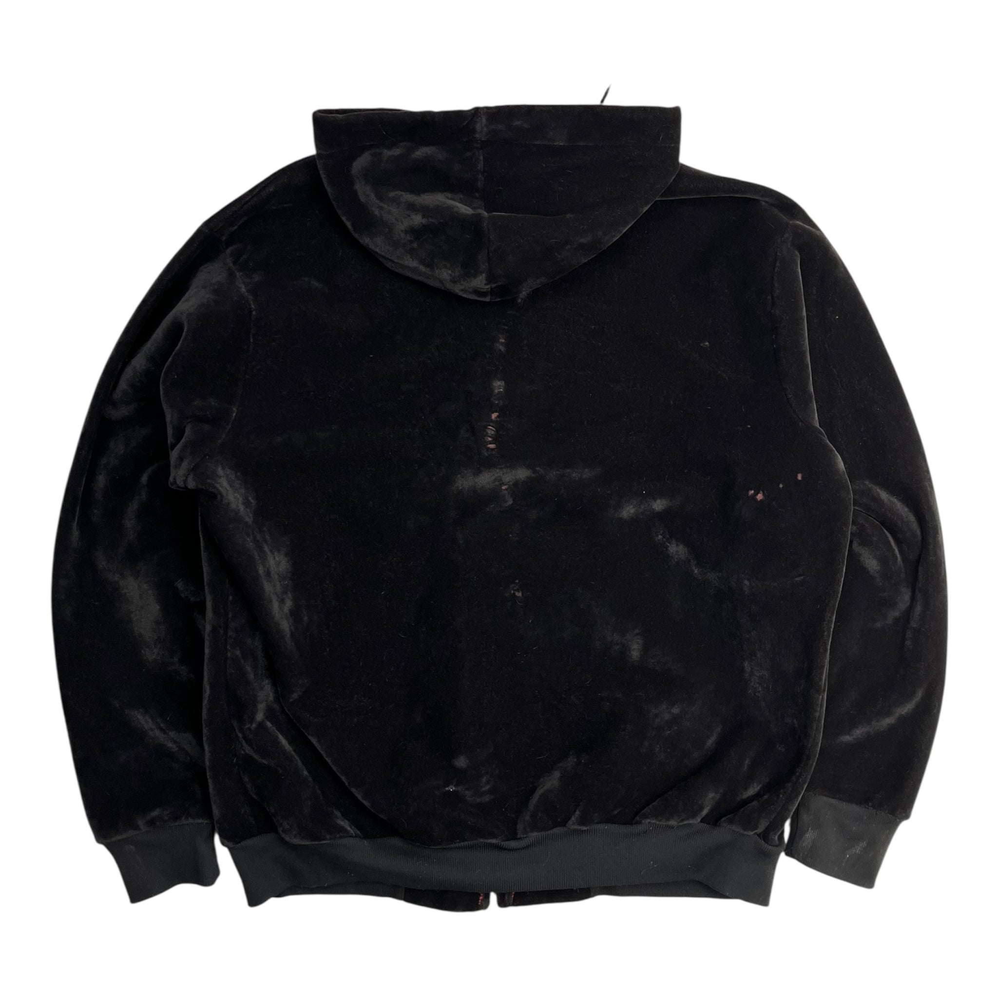 Vintage Carhartt Velour Zip Hoodie Black