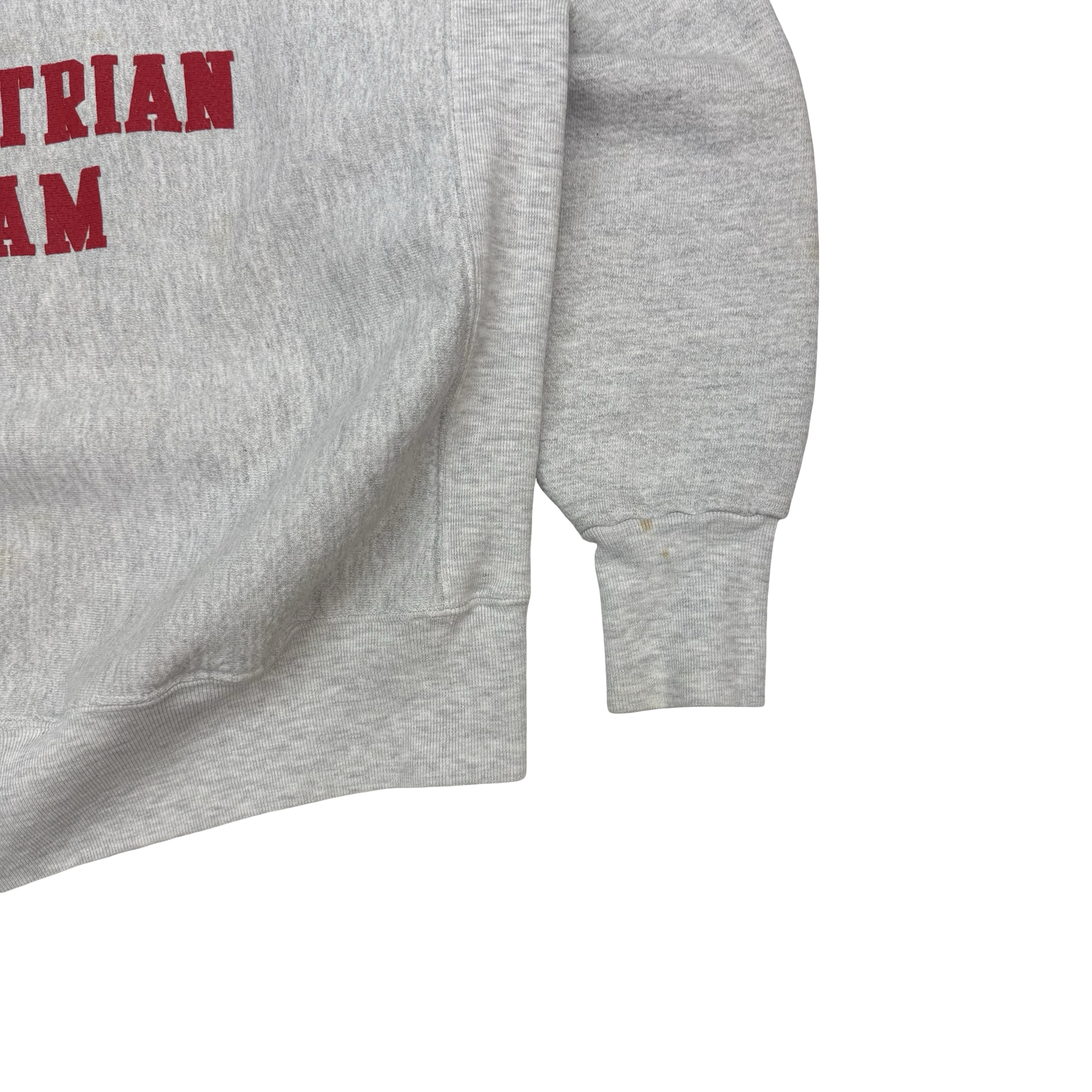 Vintage N.C. State Equestrian Team Crewneck Grey
