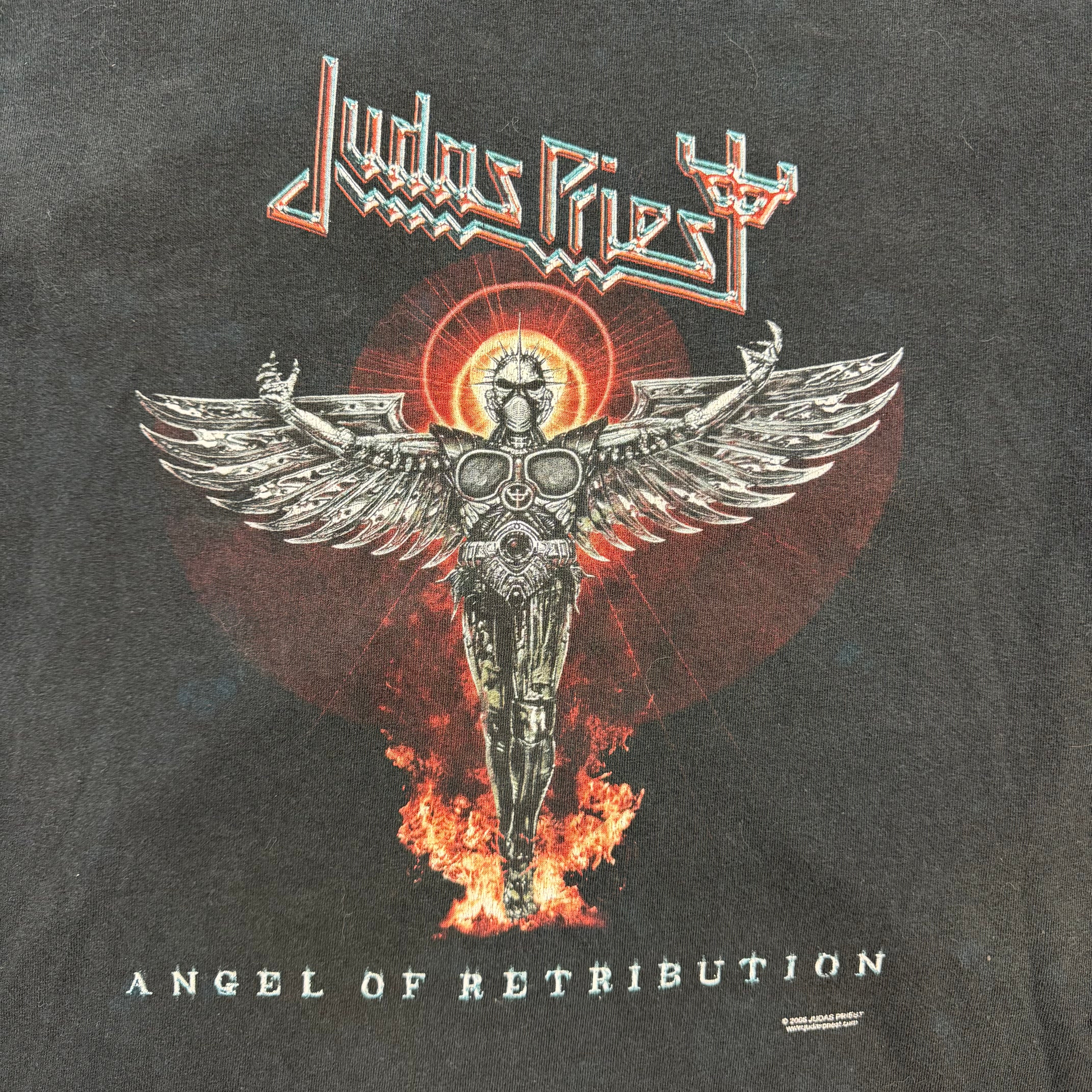 Vintage Judas Priest 2005 World Tour T-Shirt Black
