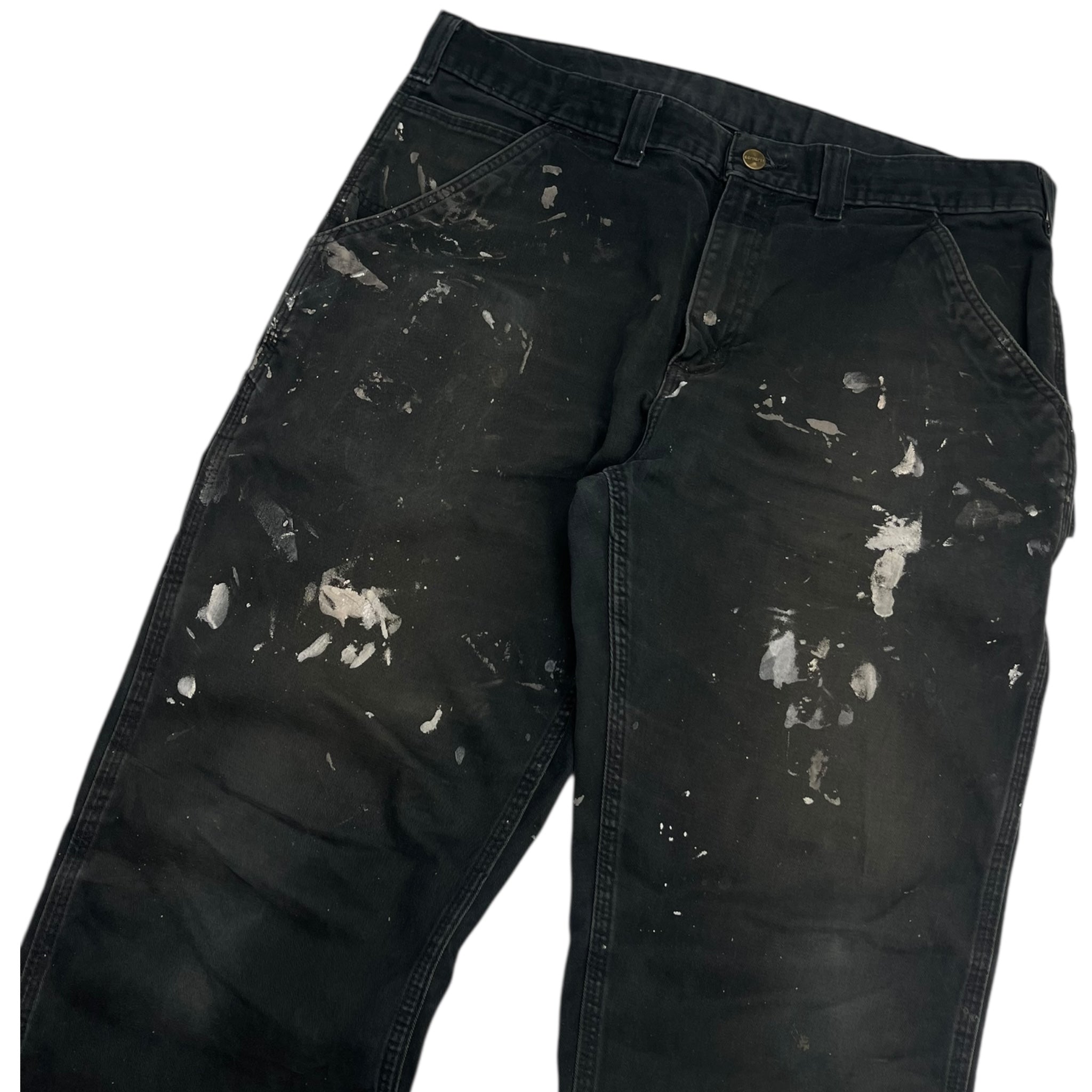 Vintage Carhartt Carpenter Pants Washed Black