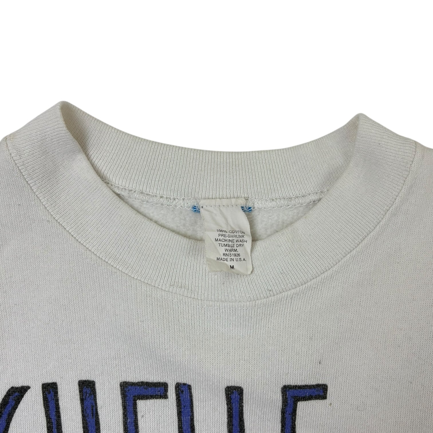 Vintage 1992 Michelle Wright “Then & Now” Crewneck White