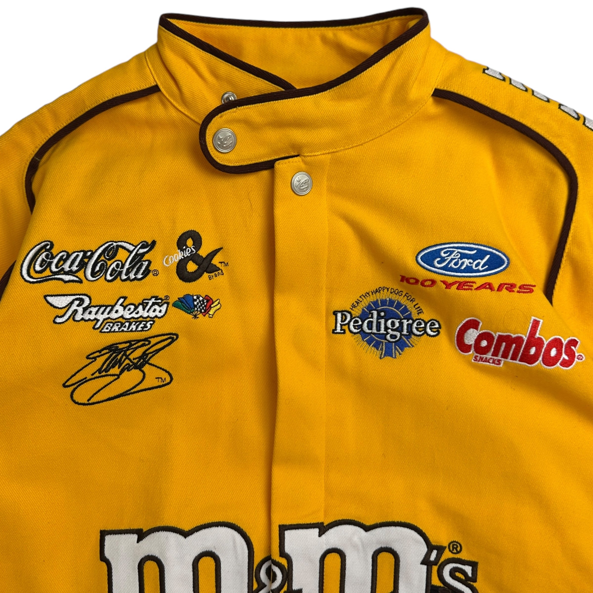 Vintage M&M Elliot Sadler Nascar Jacket