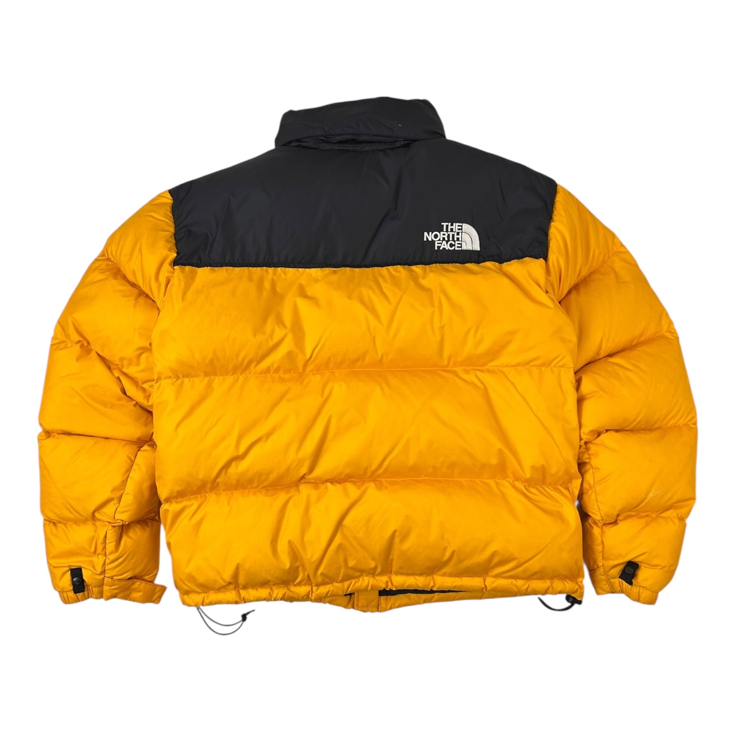 North face 700 Puffer Jacket Black/Yellow