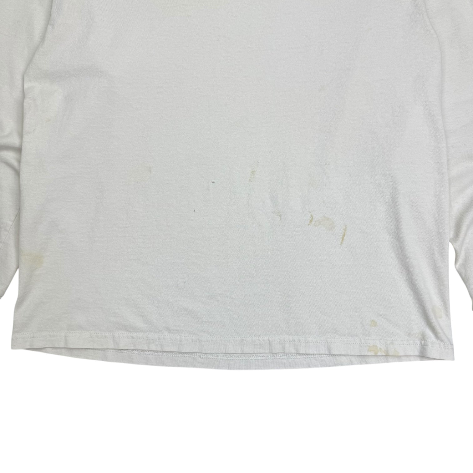 Vintage Nike Centre Swoosh L/S Tee White