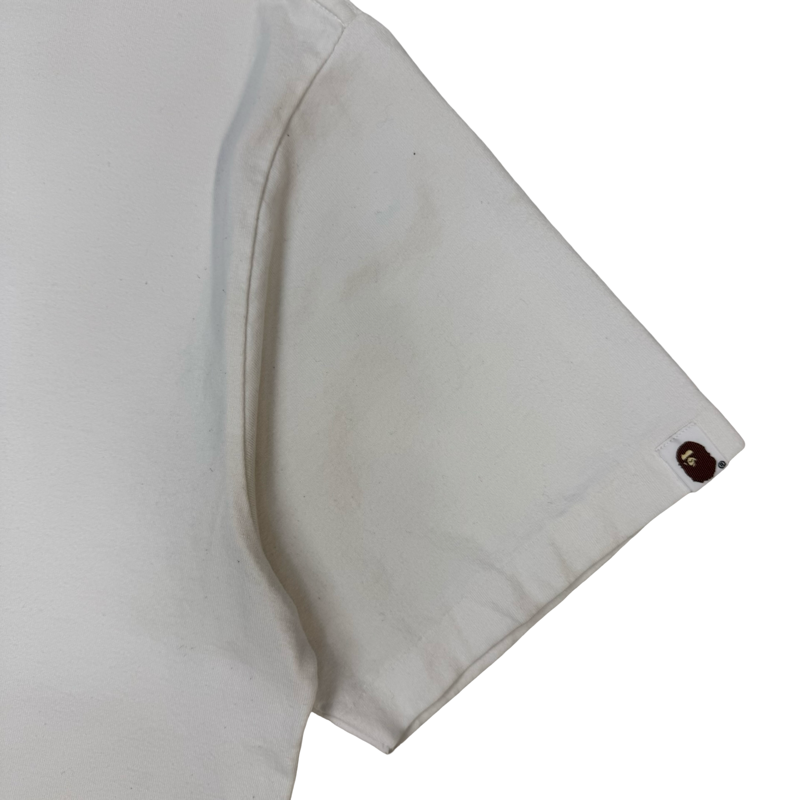 BAPE 1st Camo Big Head Ape Tee White