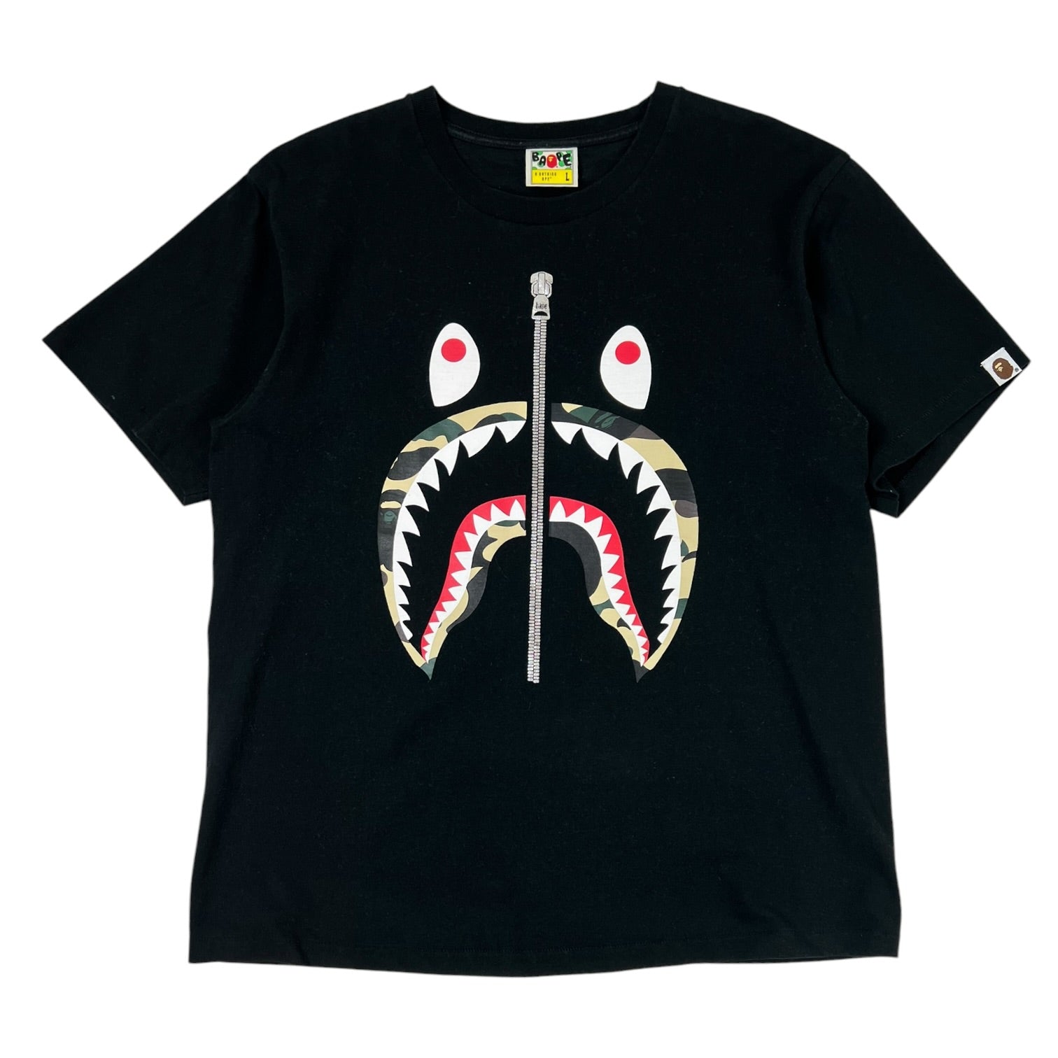 BAPE 1st Camo Shark T-Shirt Black