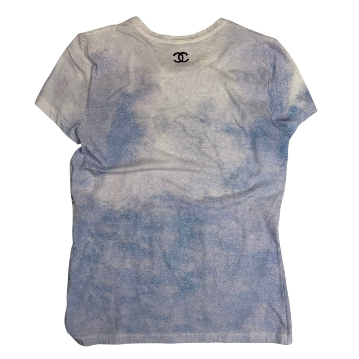 (W) Spring/Summer 2010 Chanel Mademoiselle Coco By Karl Lagerfeld Tee Purple/White