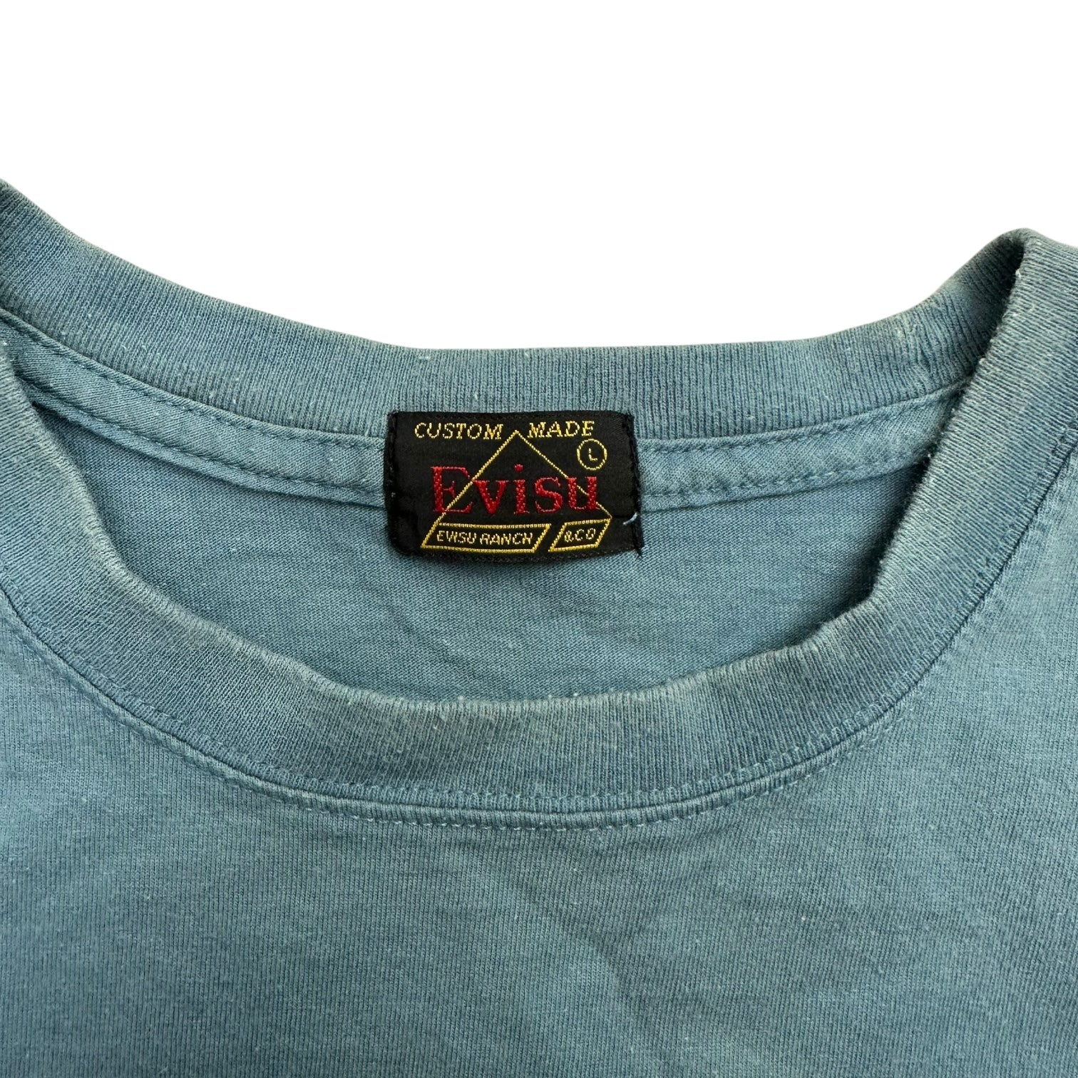 Vintage Evisu Denime Japonaige Tee Teal