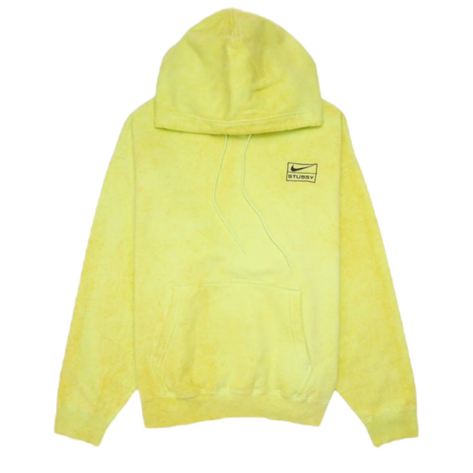 Stussy x Nike Hoodie Washed Volt