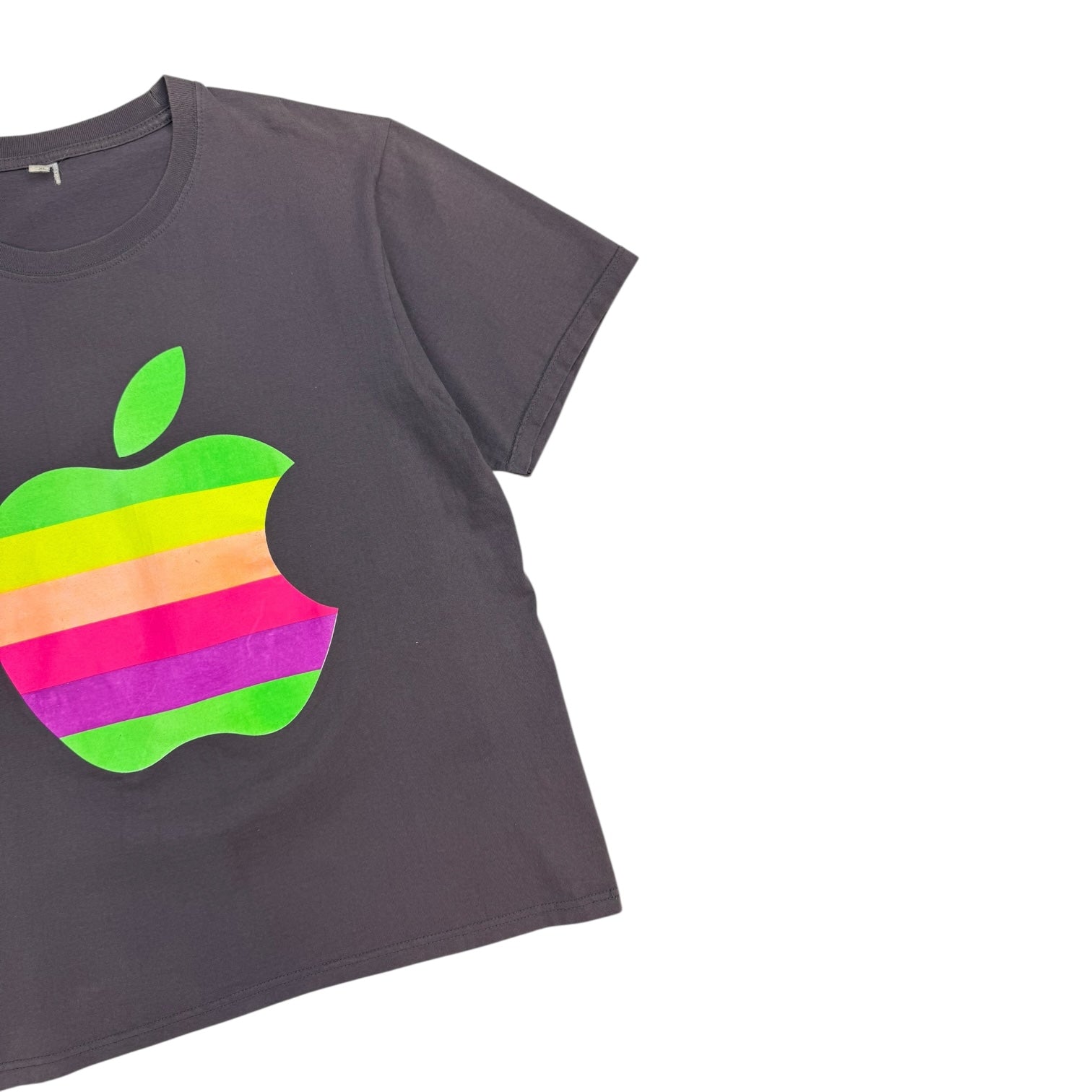 Vintage Apple Computers T-Shirt Dark Grey