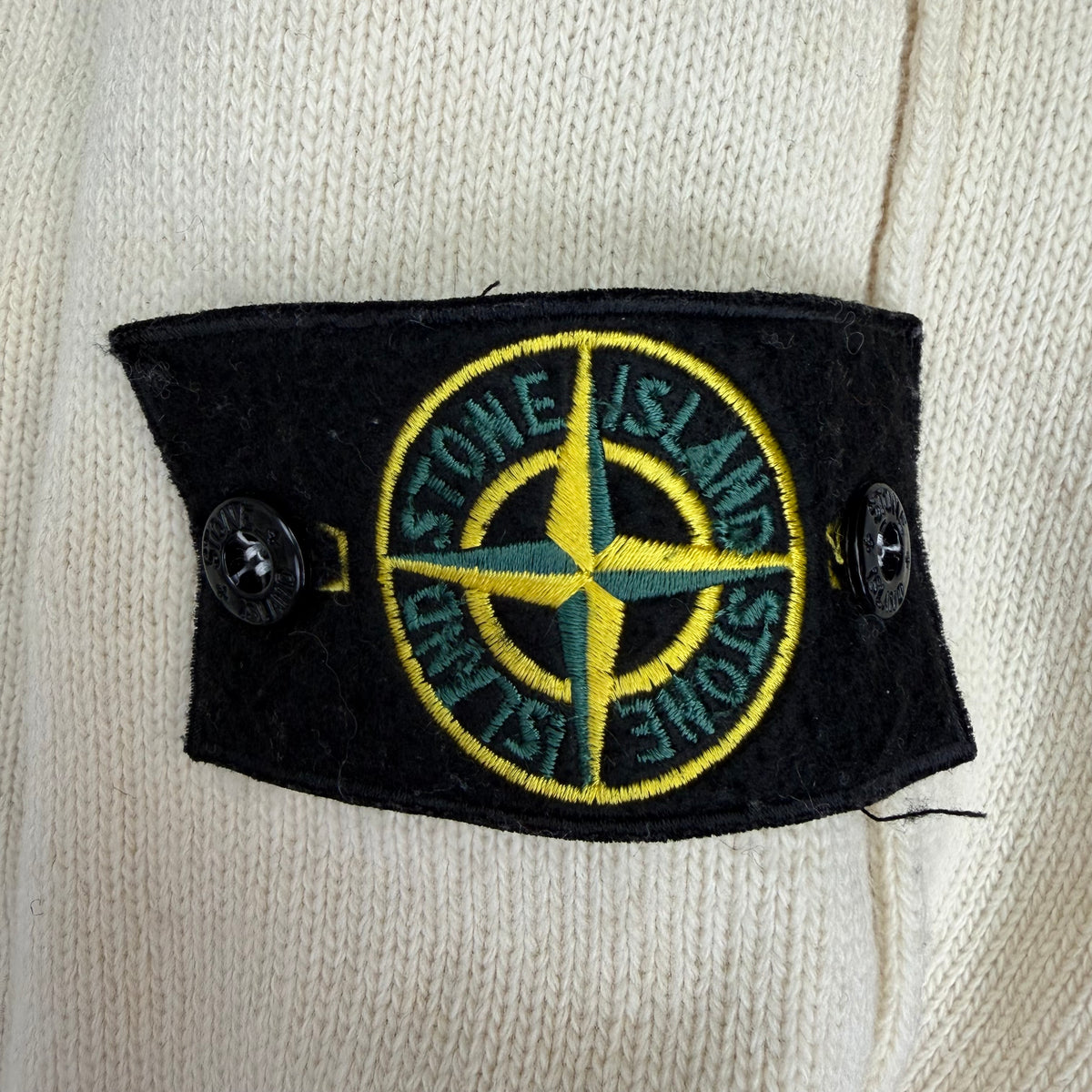 AW2008 Stone Island Knit Sweater Cream