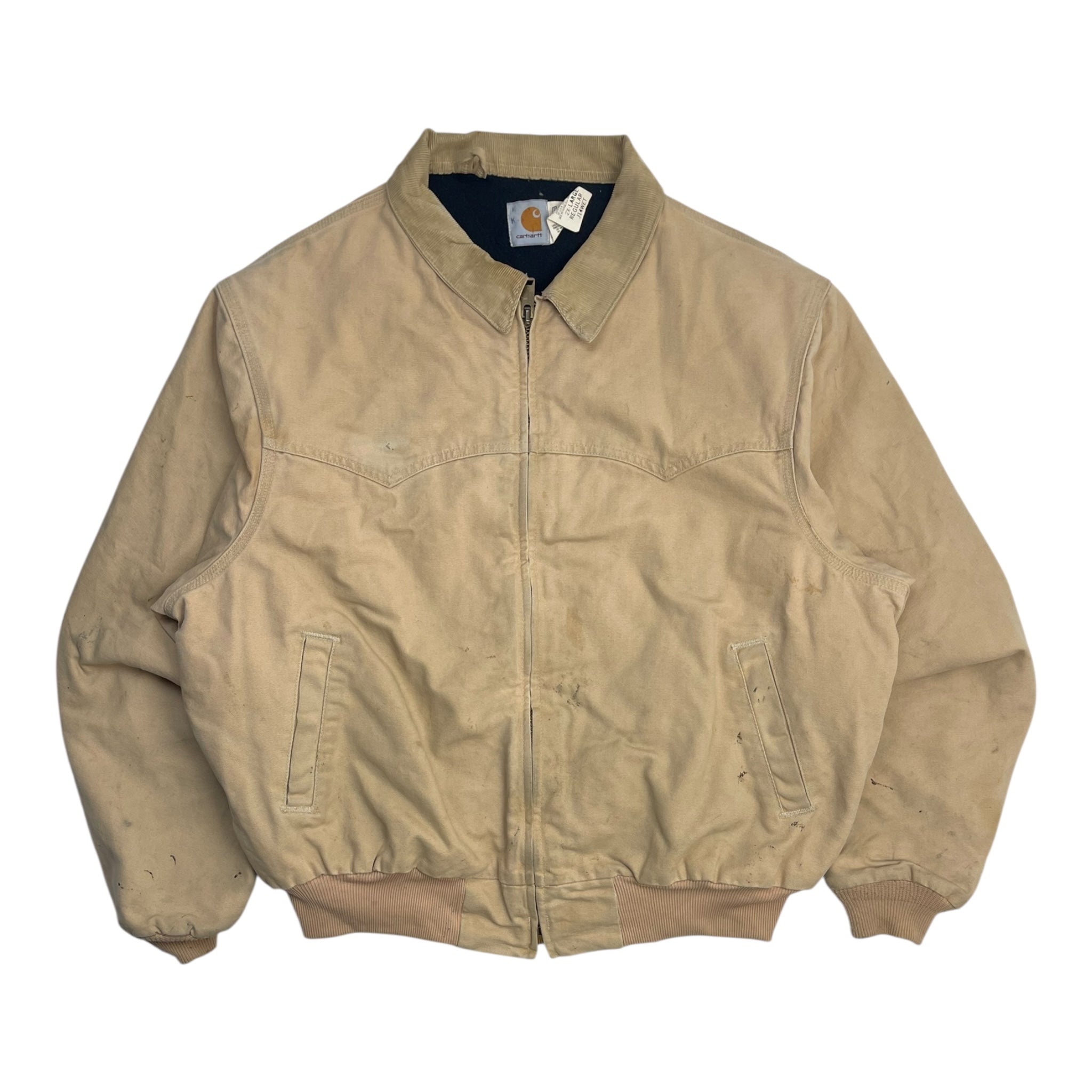 Vintage Carhartt Santa Fe Workwear Jacket Faded Tan
