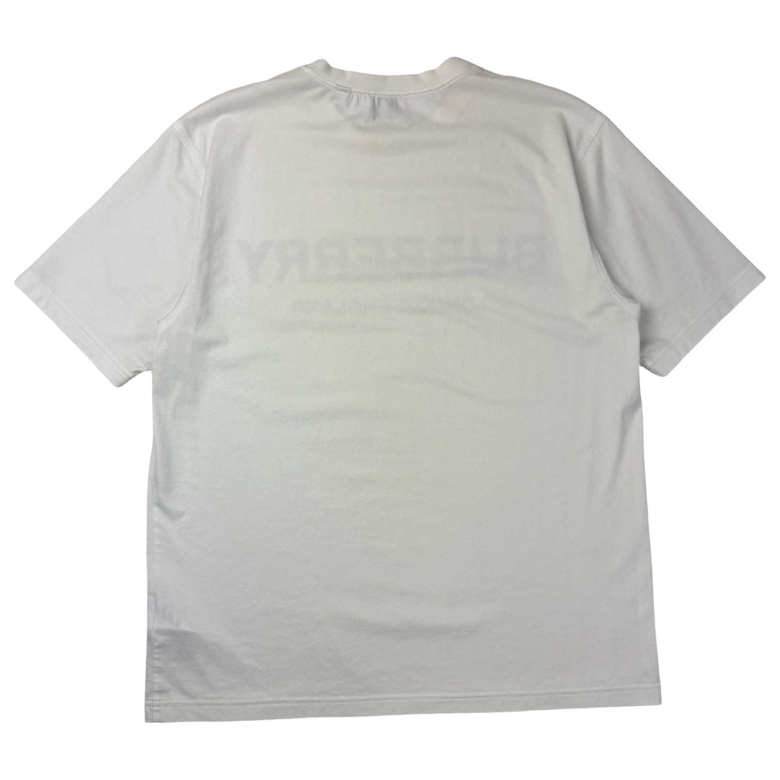 Burberry Logo Print Tee White
