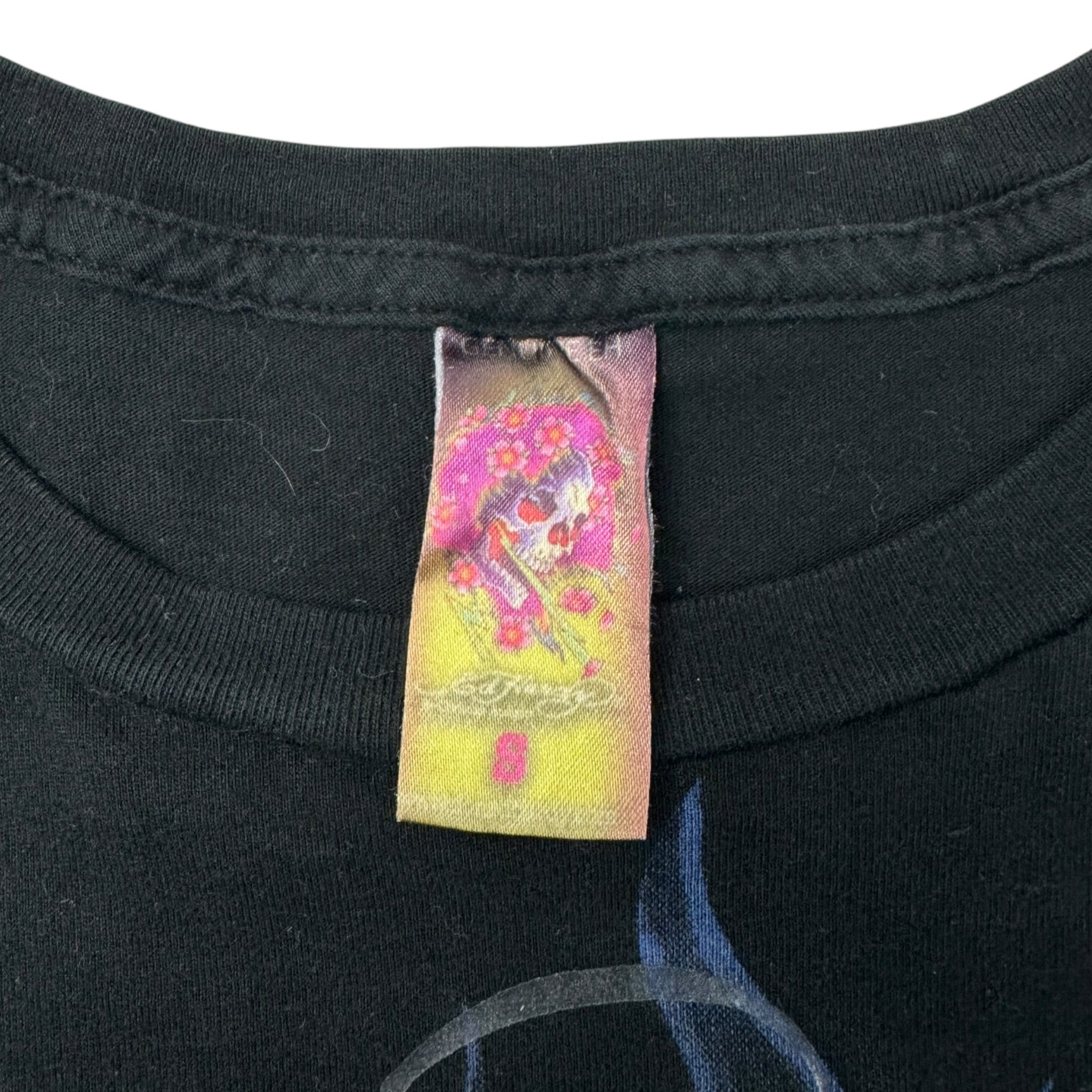 Vintage Y2K Ed Hardy Flamey Skull & Snakes T-Shirt