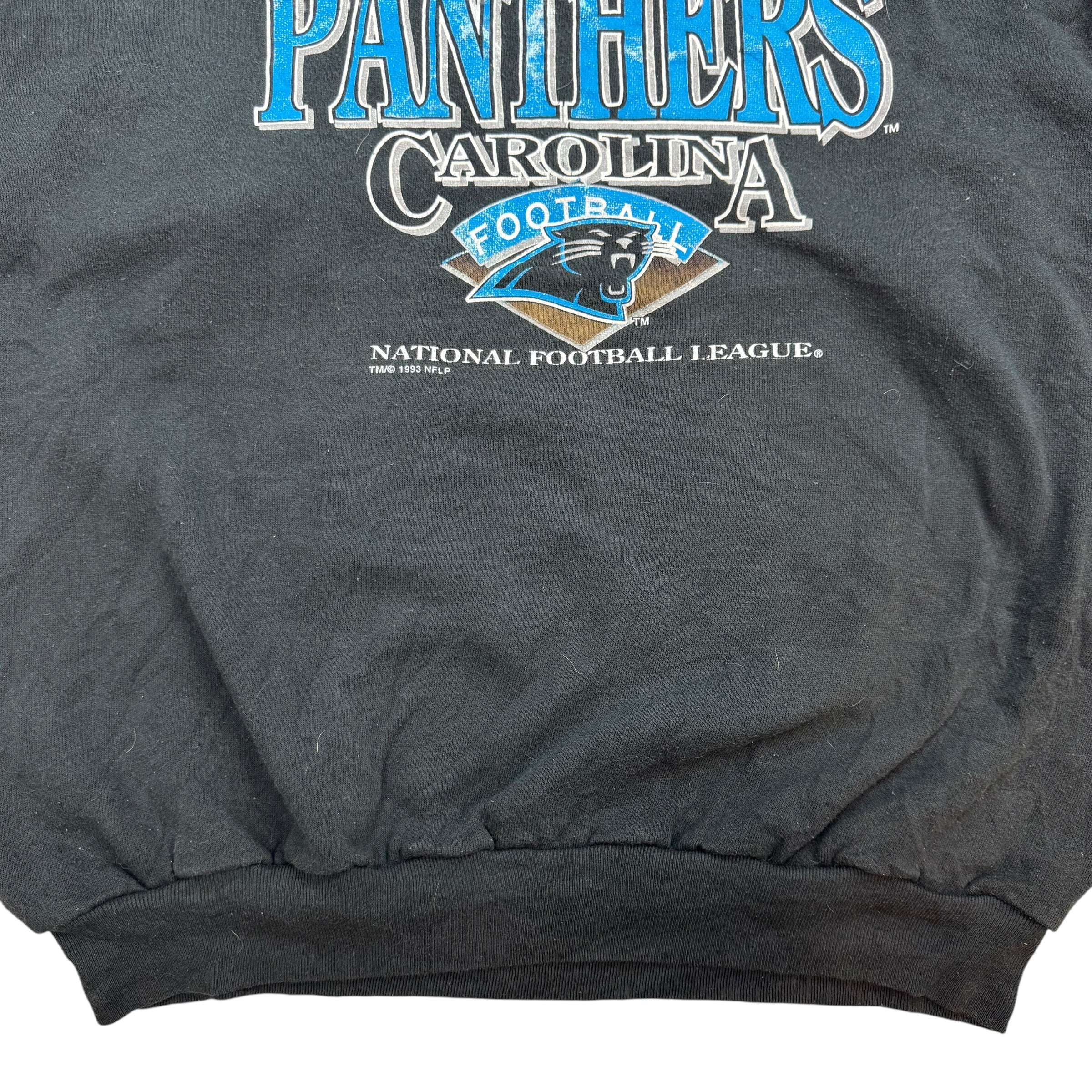 Vintage Carolina Panthers Crewneck Black