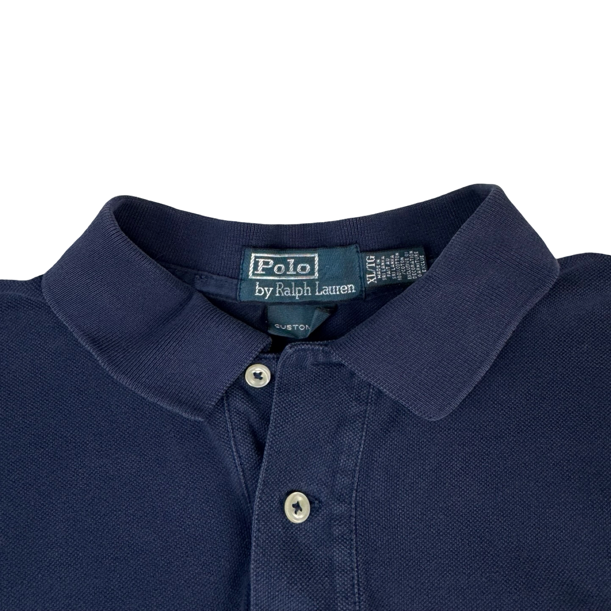 Vintage Polo Ralph Lauren Big Pony Polo Shirt Navy