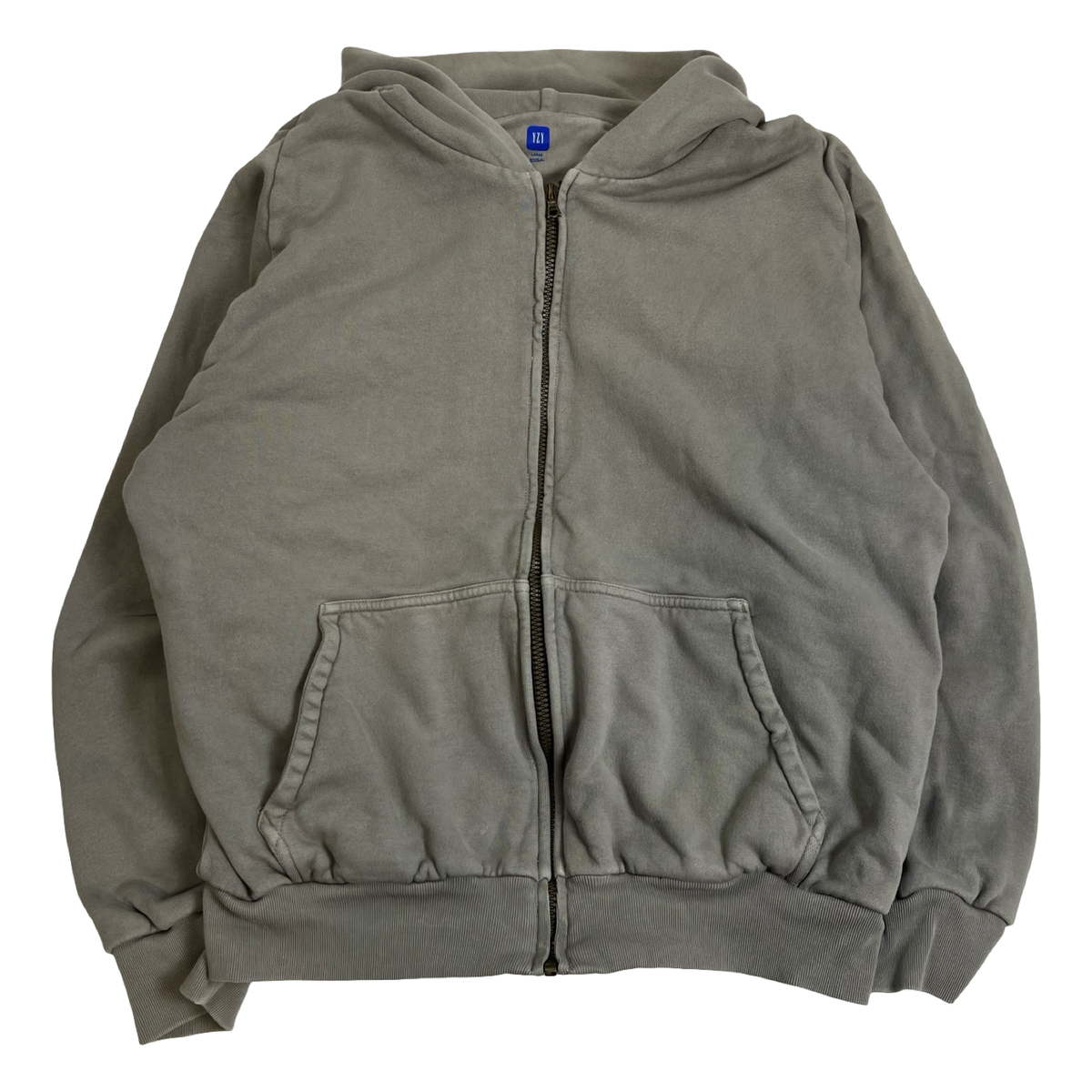 Yeezy x Gap Double Layer Cotton Construction Zip-Up Hoodie
