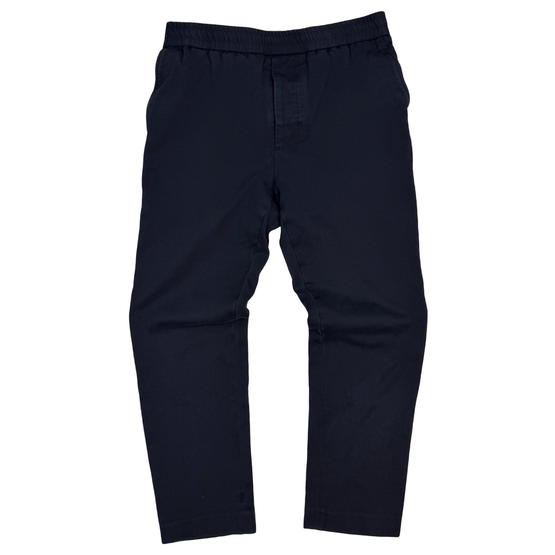 AMI Paris Cotton Trousers Dark Navy