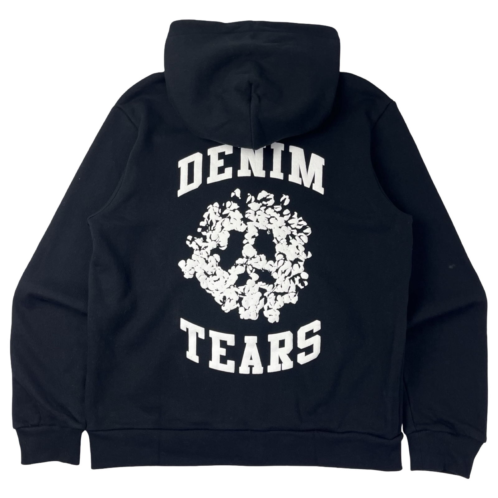 Denim Tears Denim University Zip Hoodie Black/White