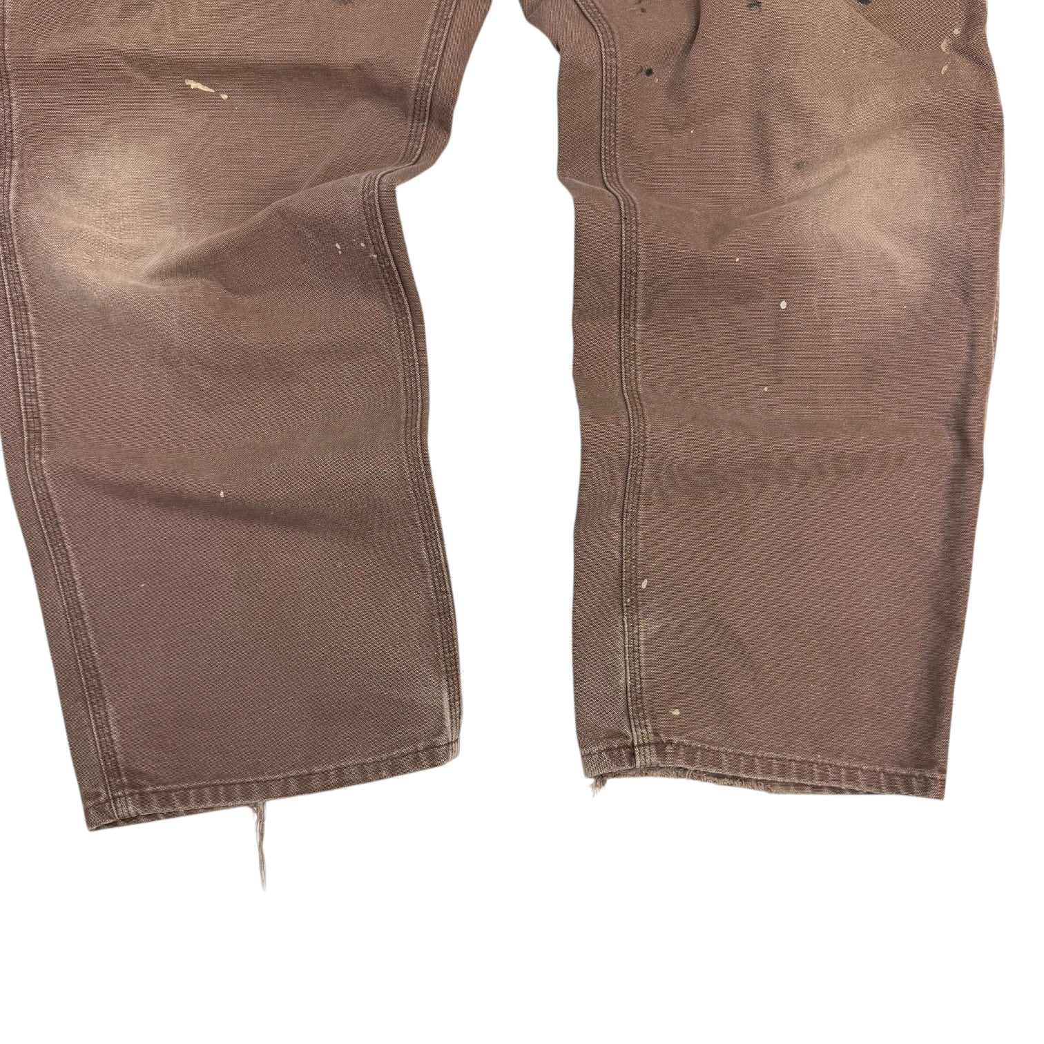 Vintage Carhartt Dungaree Denim Pants Light Brown
