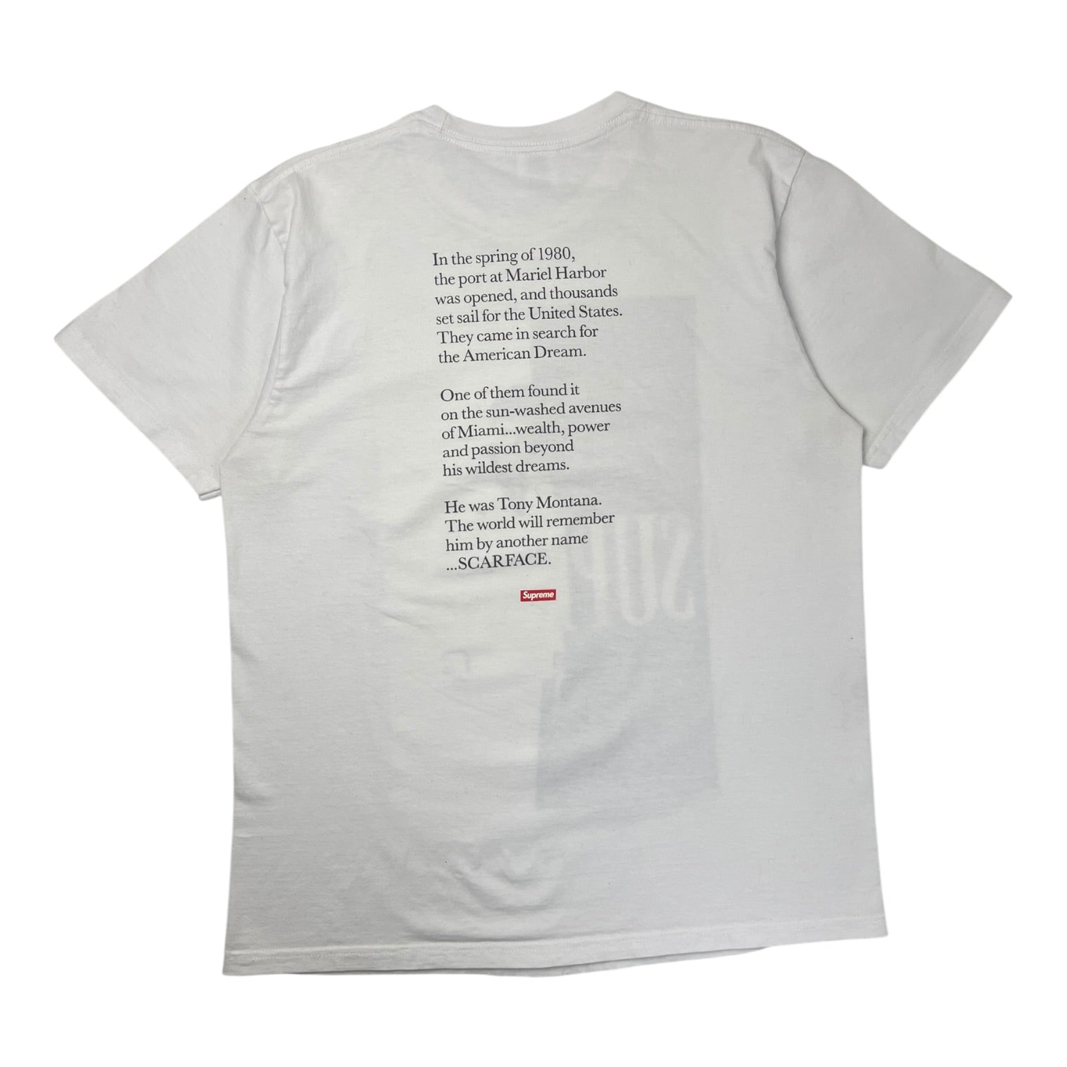 Supreme Scarface Split Tee White (FW17)