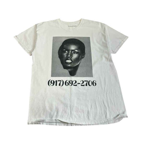 Bianca Chandon Graphic Grace Jones T-Shirt White
