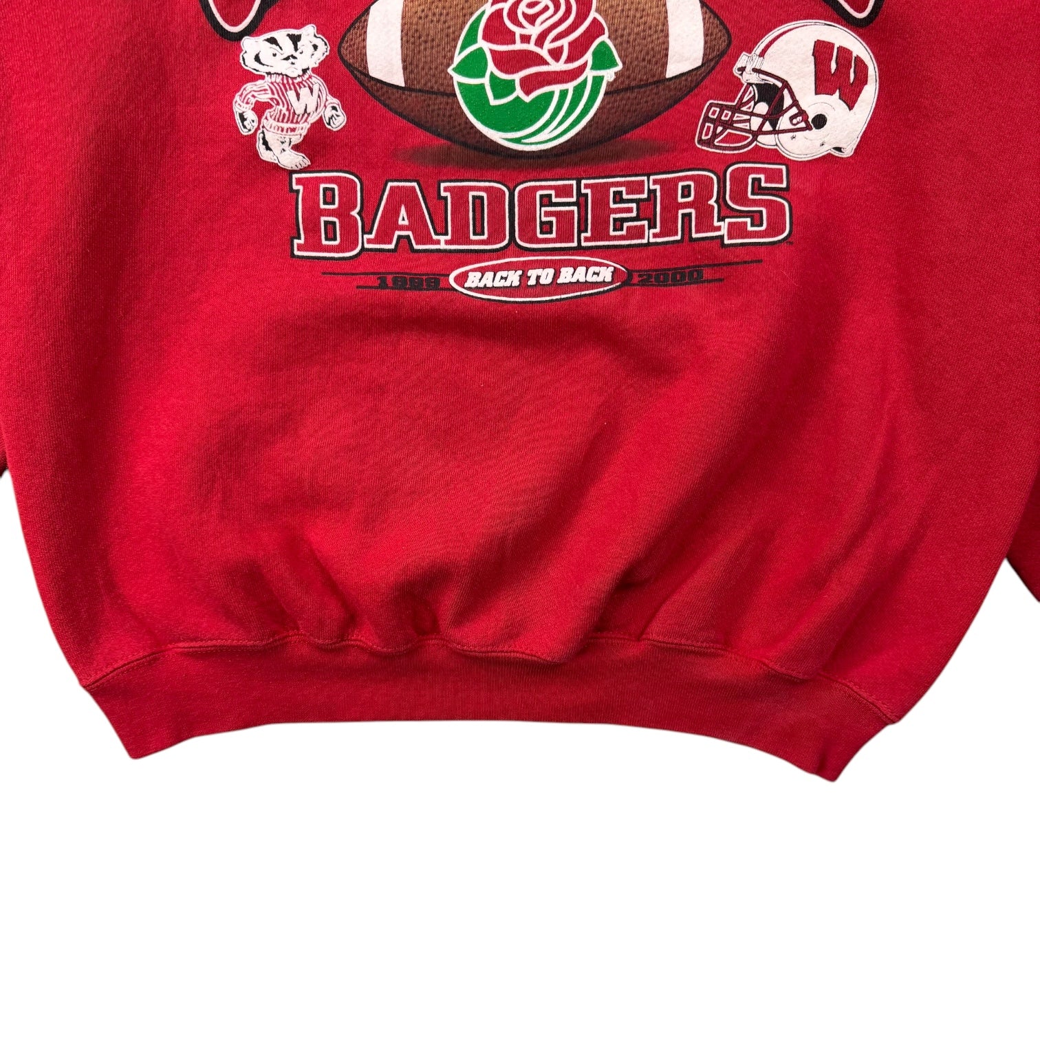 Vintage Wisconsin Badgers Crewneck Red