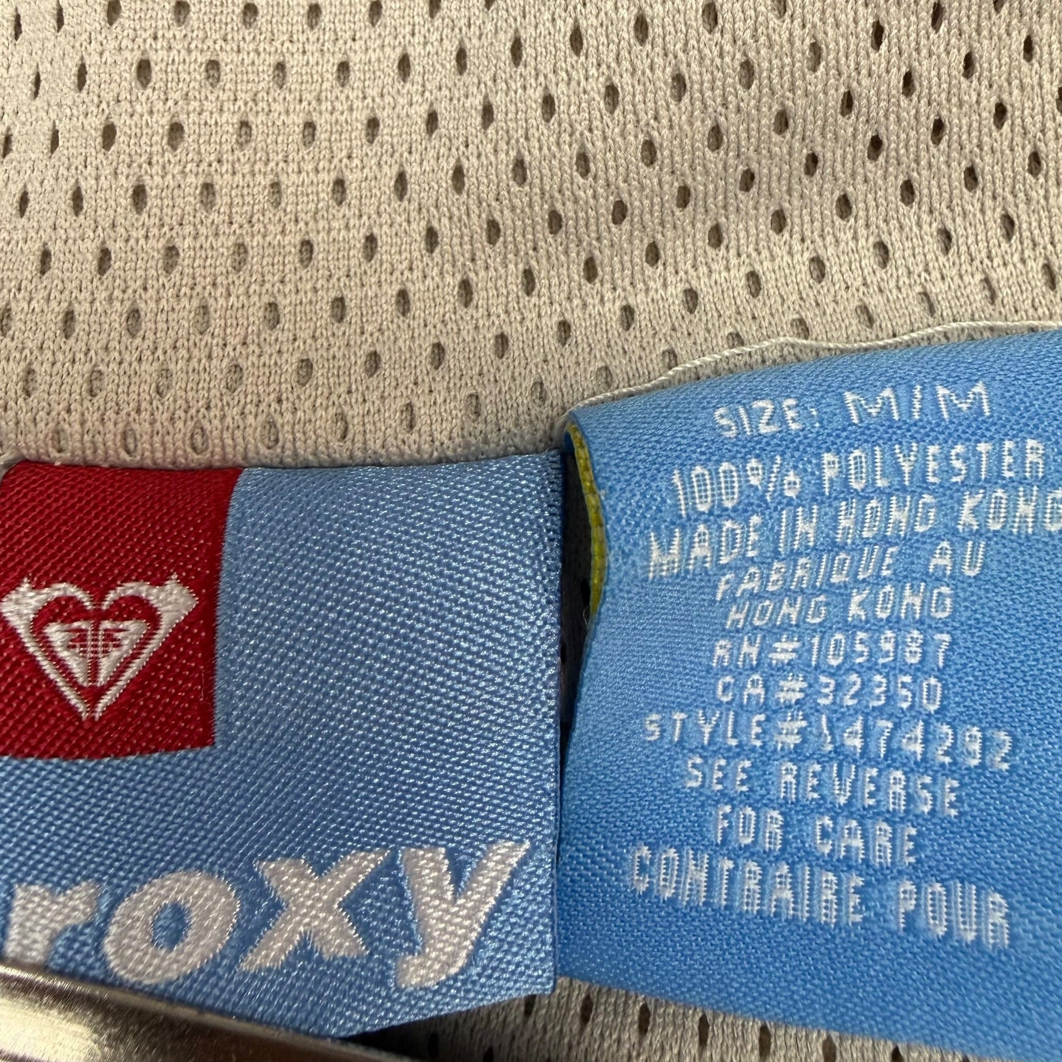 (W) Vintage Roxy Perforated Track Jacket Tan
