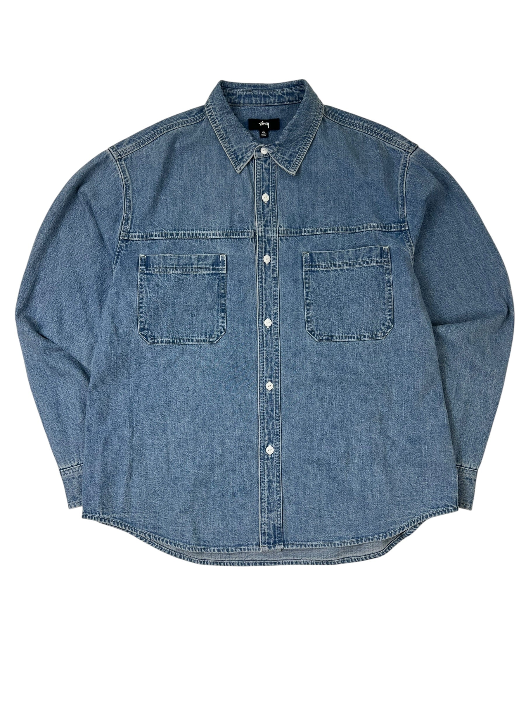 Stussy Work Denim Shirt Navy