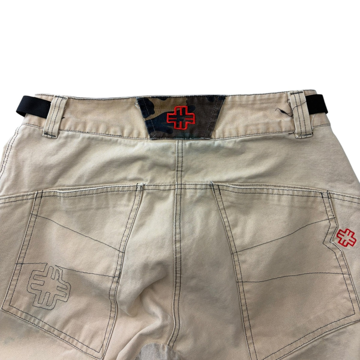 Vintage Mace Skate Shorts Beige