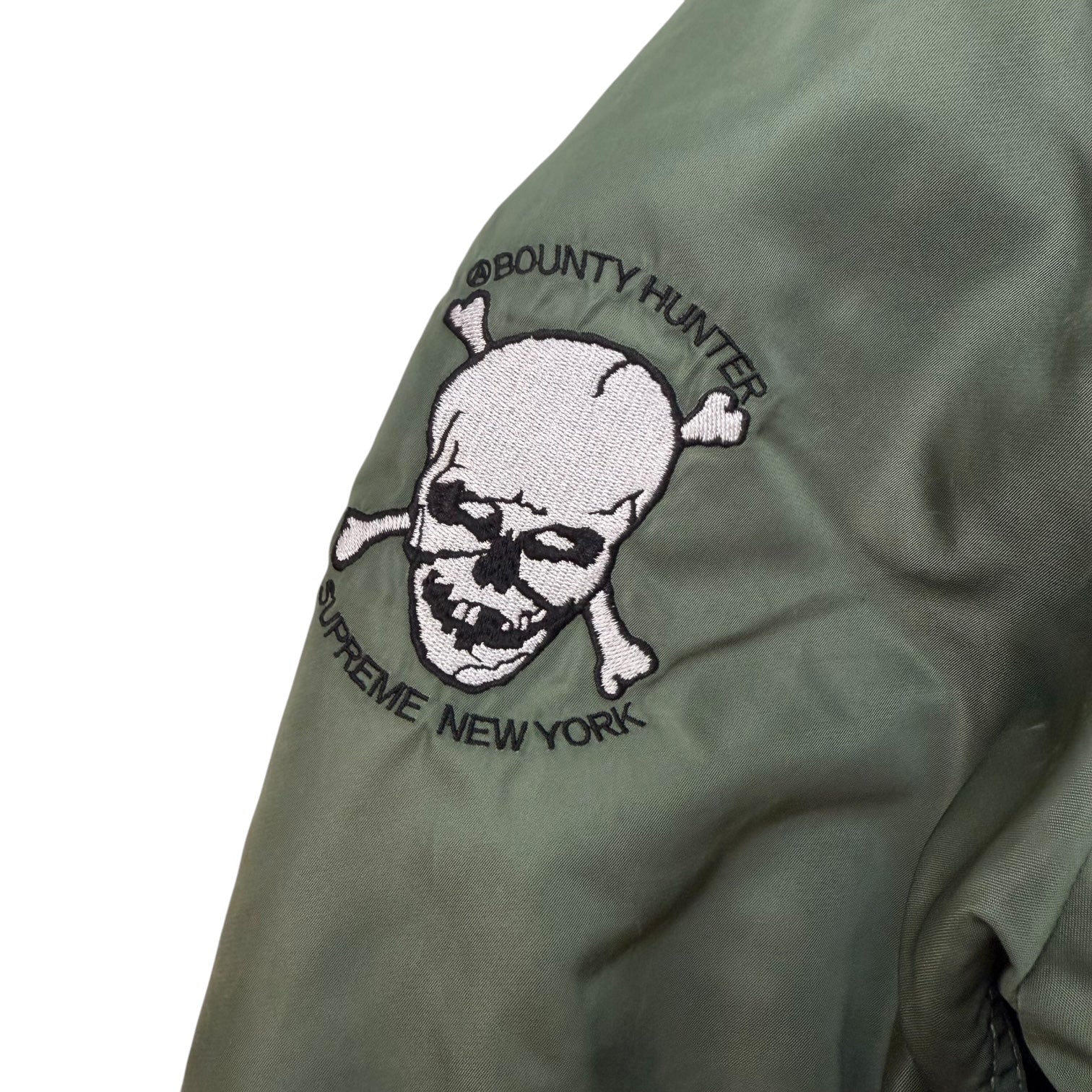 Supreme Bounty Hunter MA-1 Jacket Olive