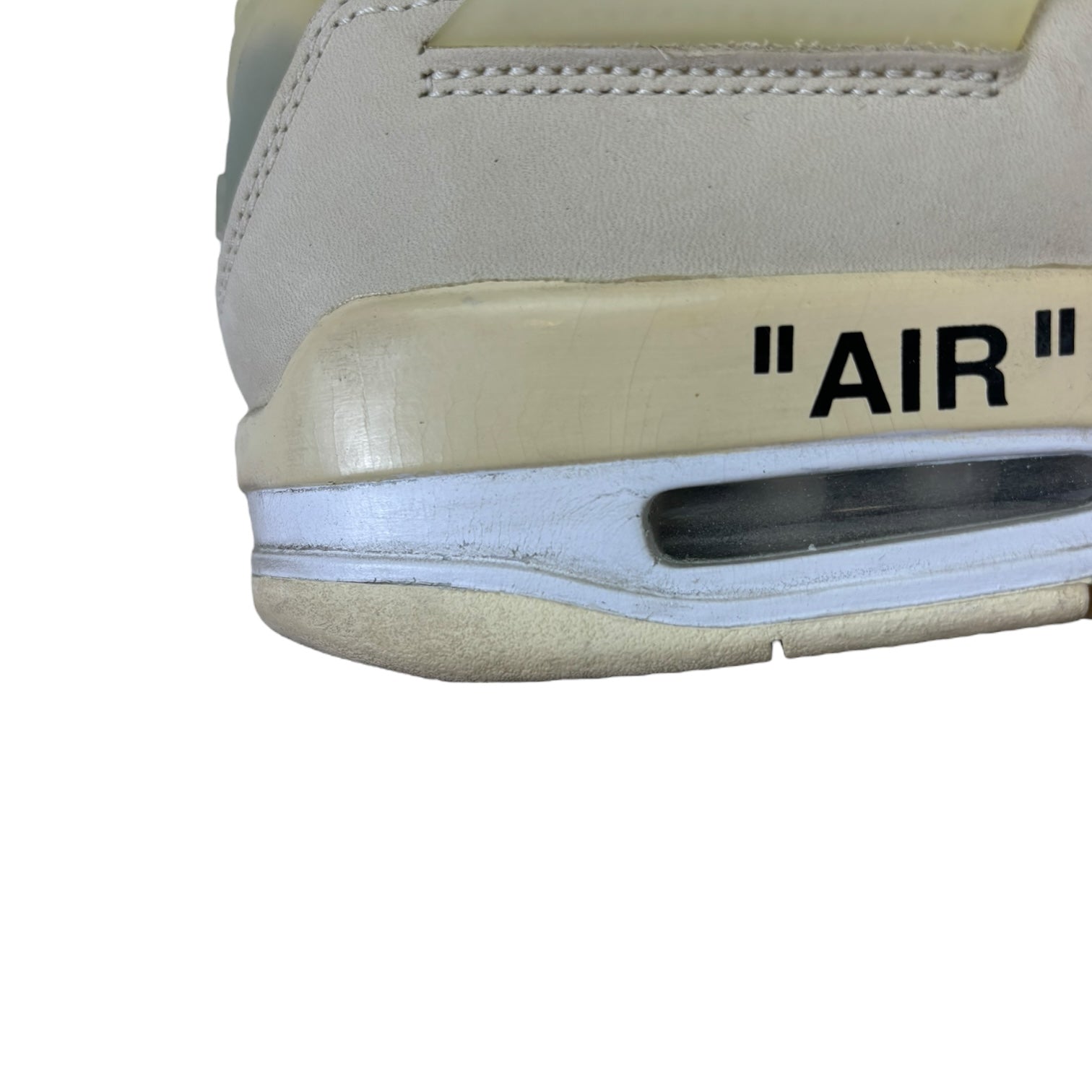 Off-White Jordan 4 Retro Sail (W) (Used)