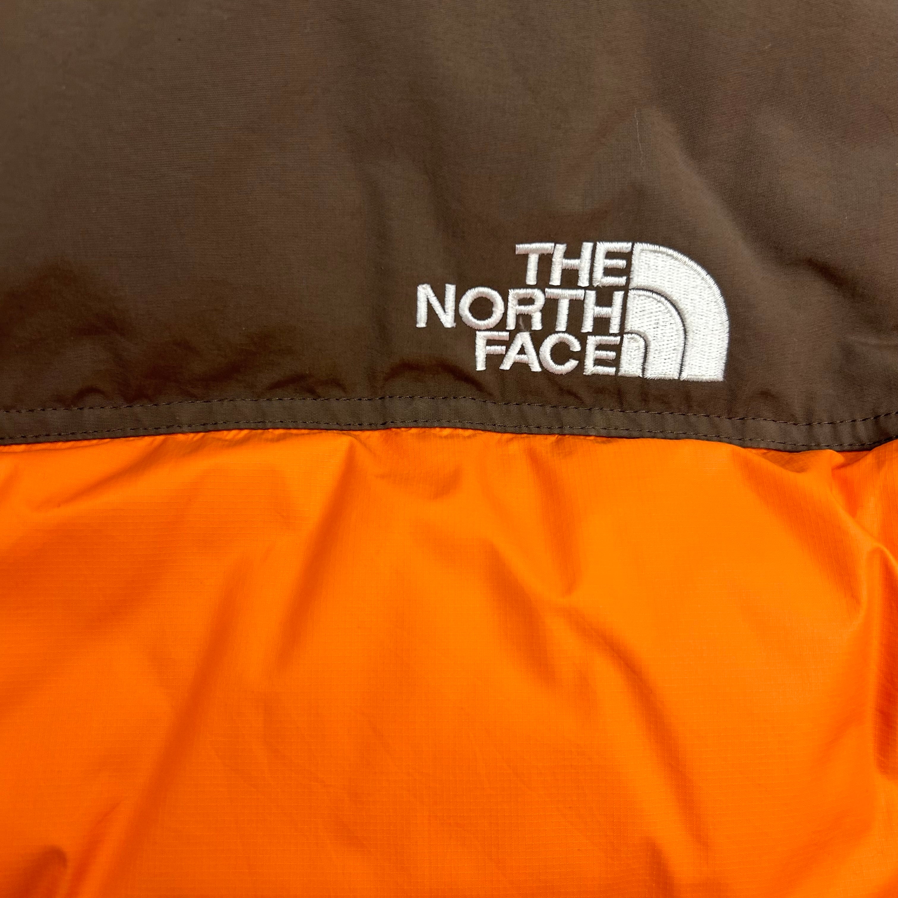 The North Face 800 Wind Stopper Puffer Jacket Orange