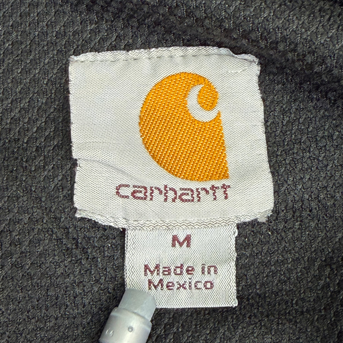 Vintage Carhartt Thermal Lined Zip Up Hoodie Faded Navy