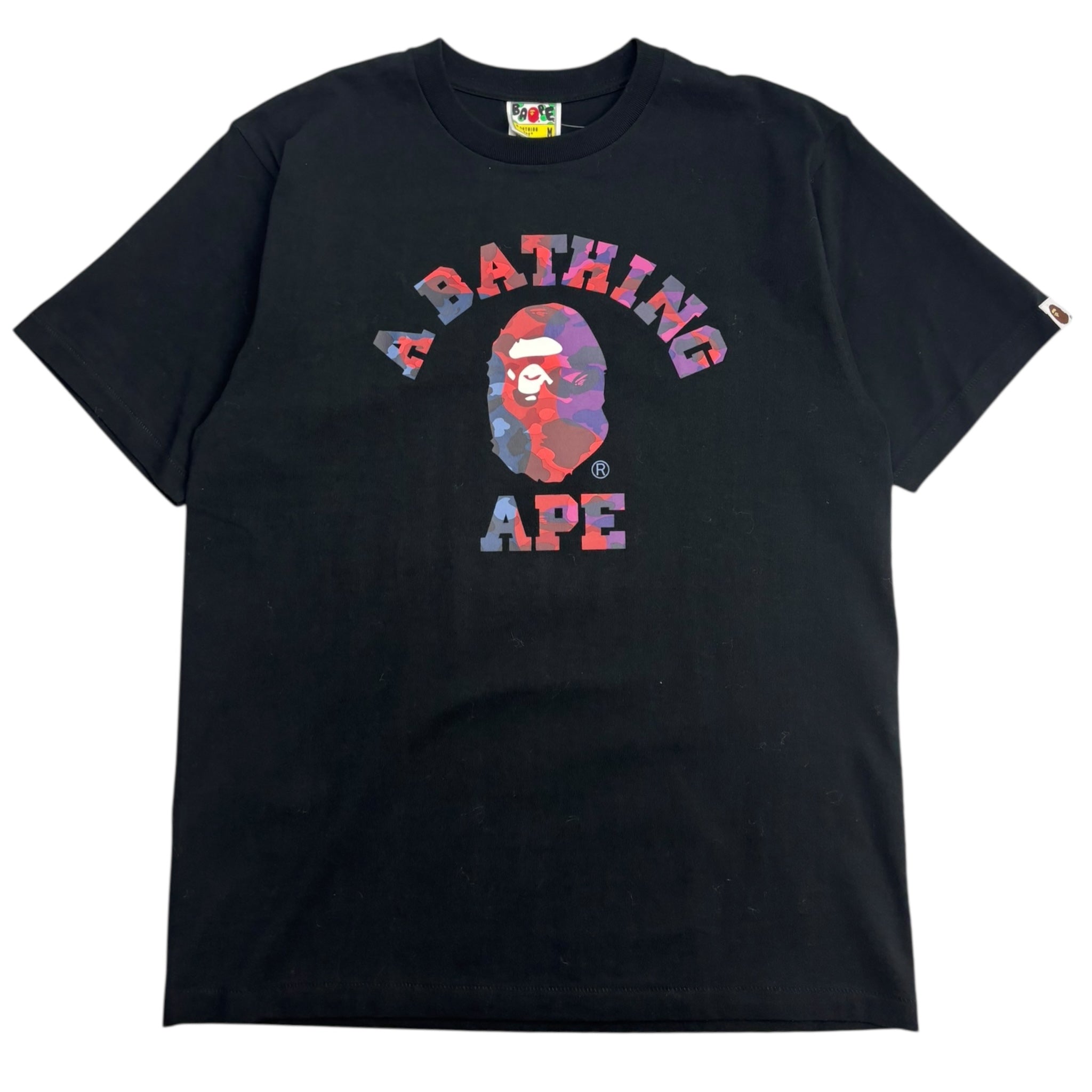 BAPE Color Camo Crazy College T-Shirt