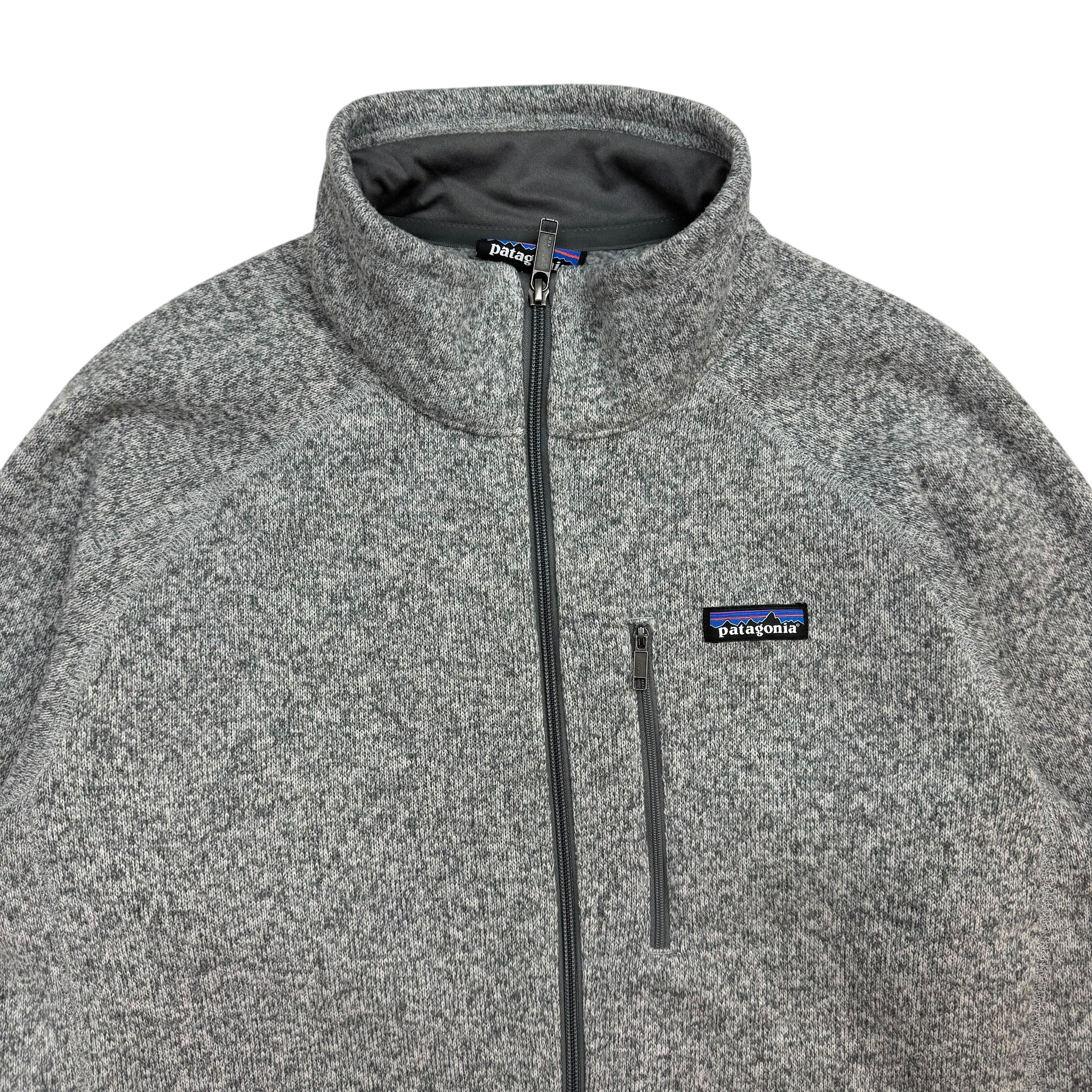 Vintage Patagonia Fleece Zip Up Jacket Grey