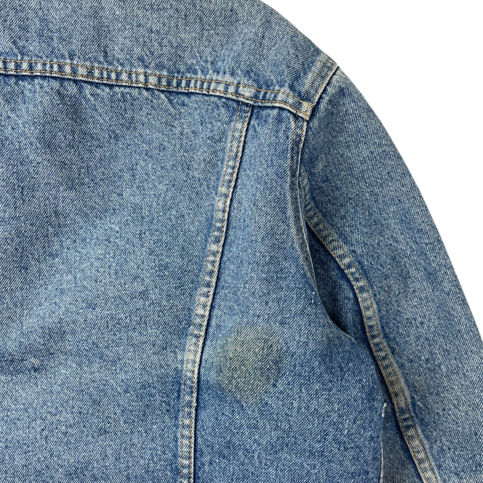 Vintage Storm Rider Lee Lined Jacket Medium Washed Blue